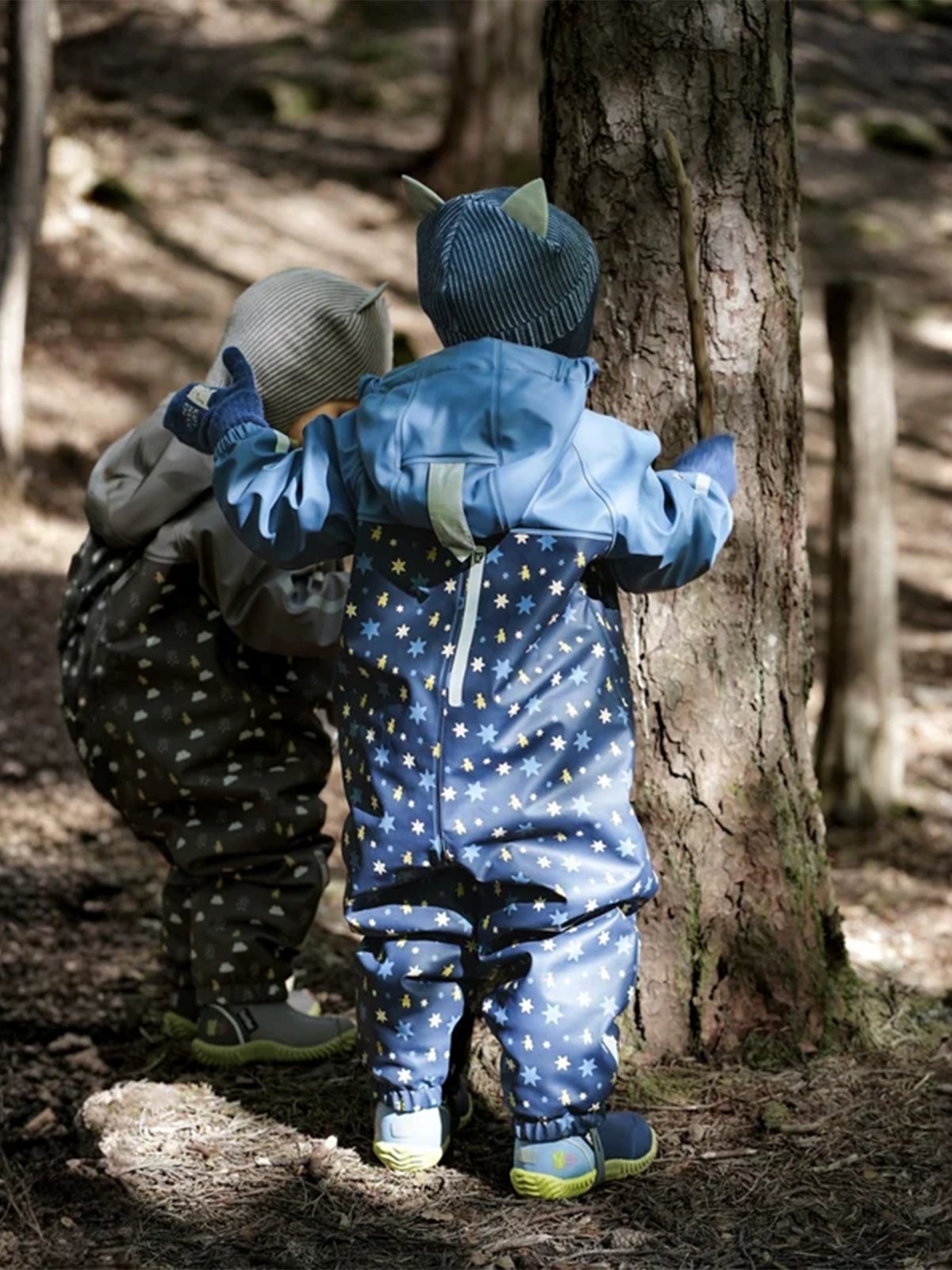 Kattnakken Babyregndress Pytt Blå horisont