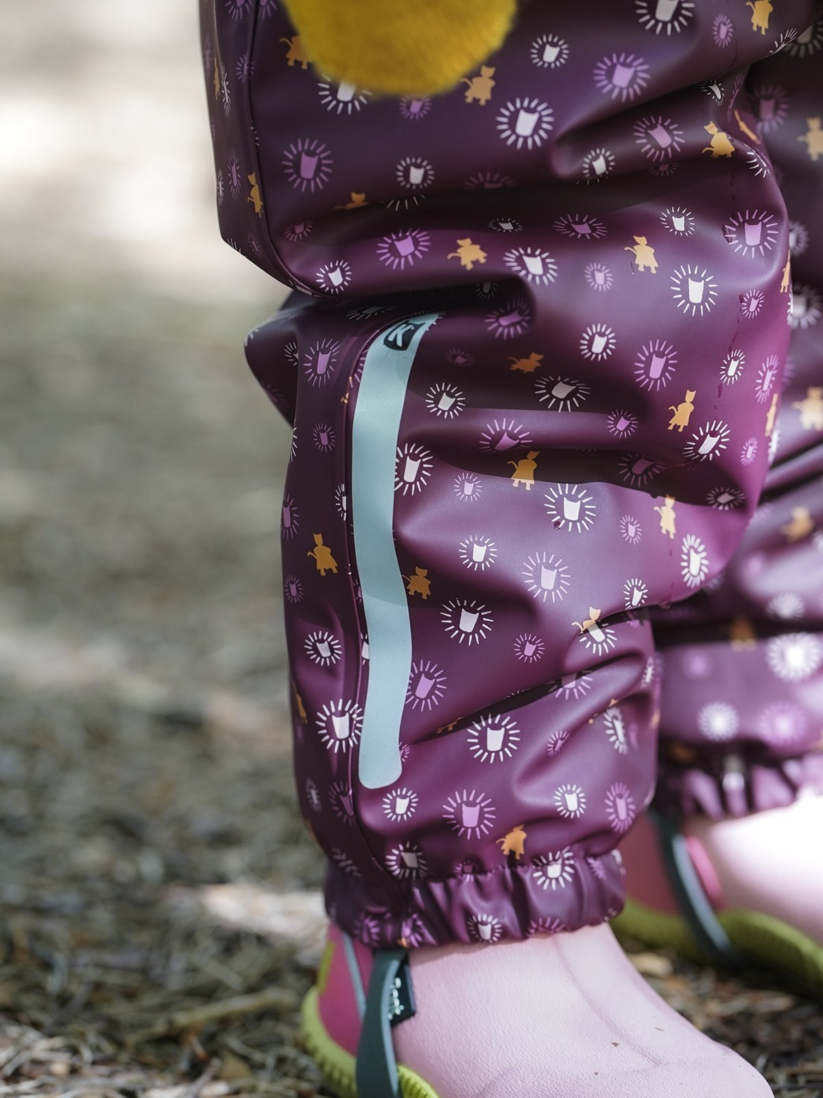 Kattnakken Babyregndress Pytt Rosa Krystall