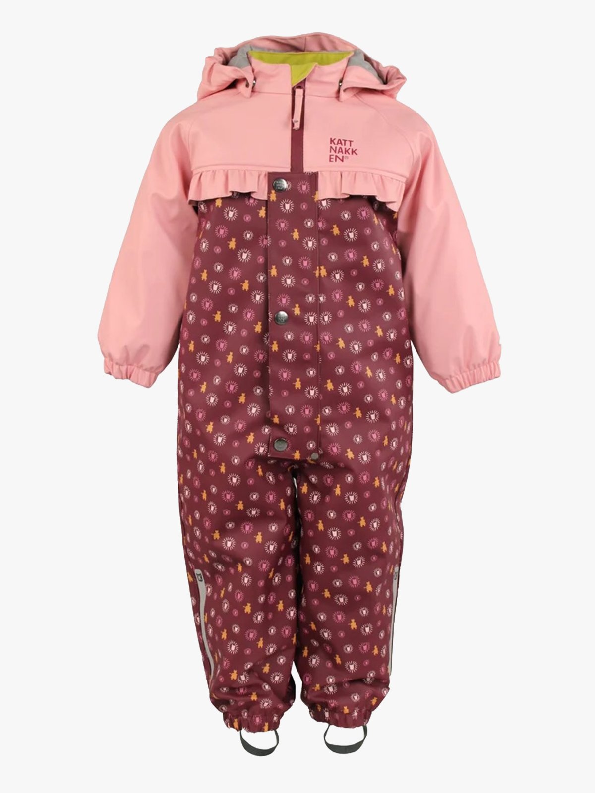 Kattnakken Babyregndress Pytt Rosa Krystall