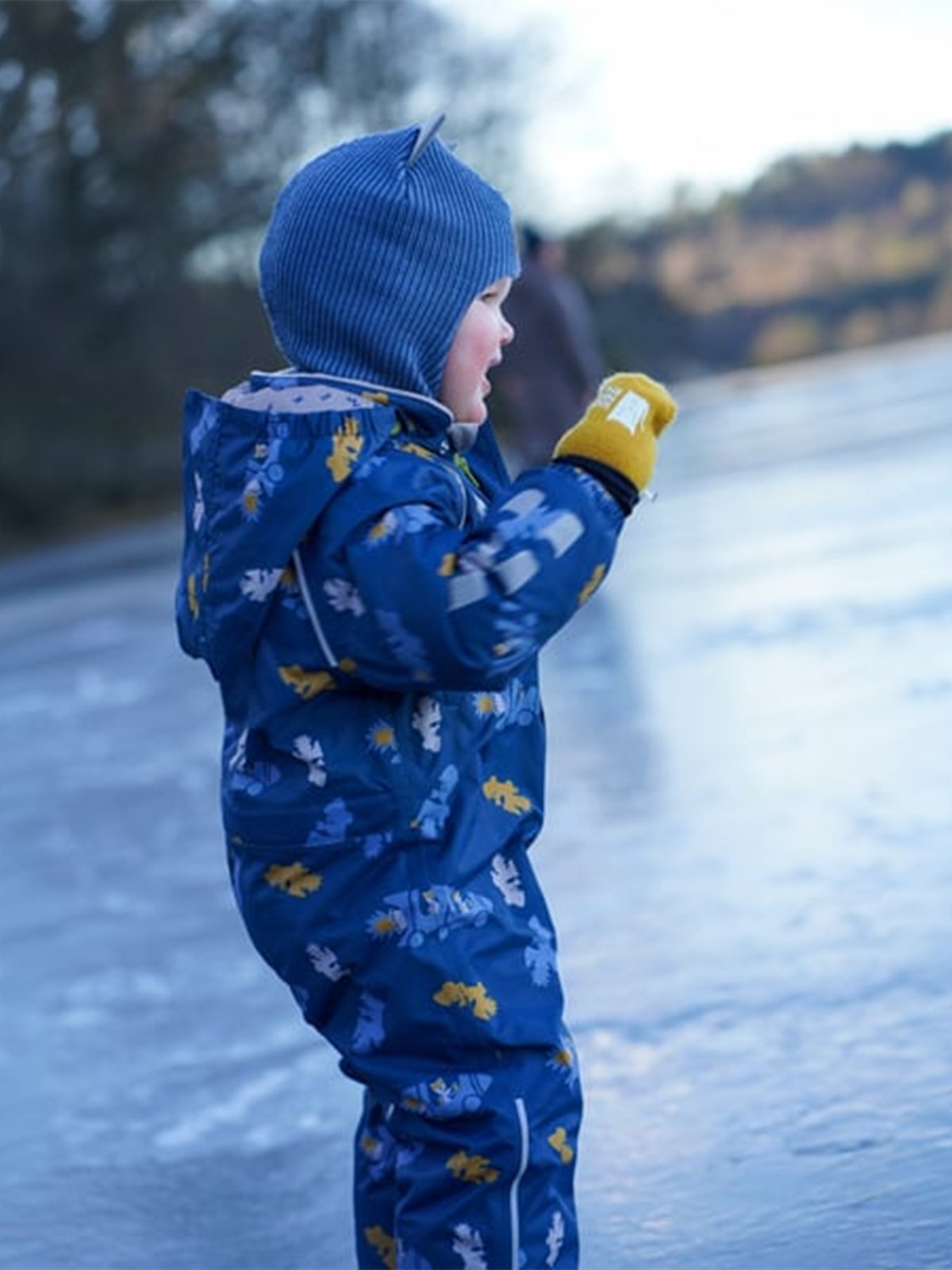 Kattnakken Vinterparkdress Baby Snø Skumringsblå