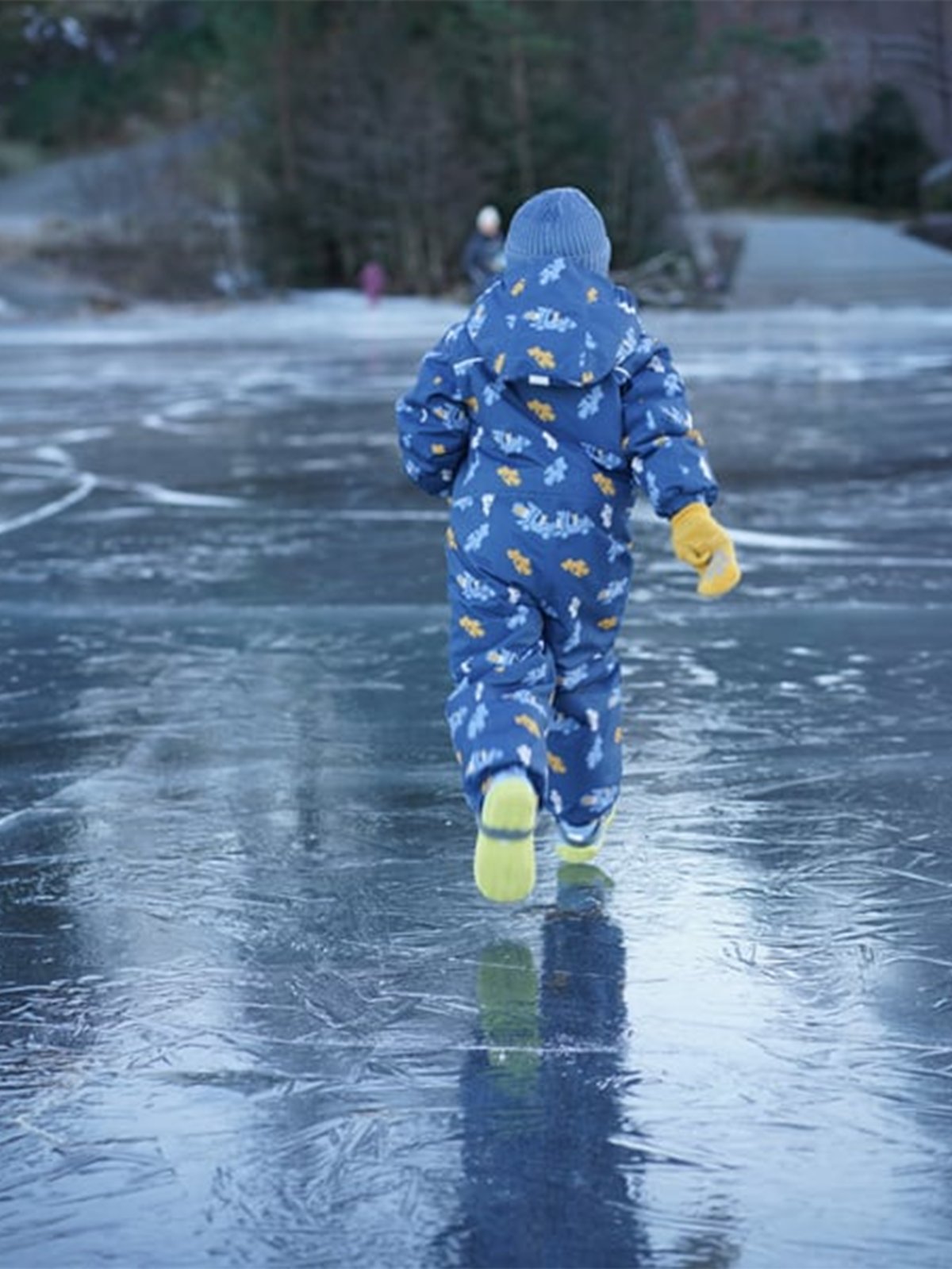 Kattnakken Vinterparkdress Snø Blå Horisont