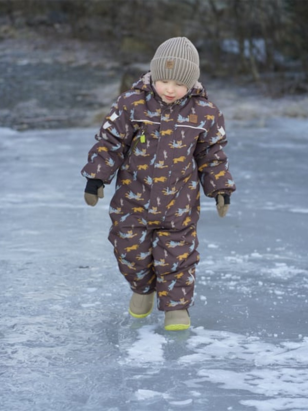 Kattnakken Vinterparkdress Snø Jord