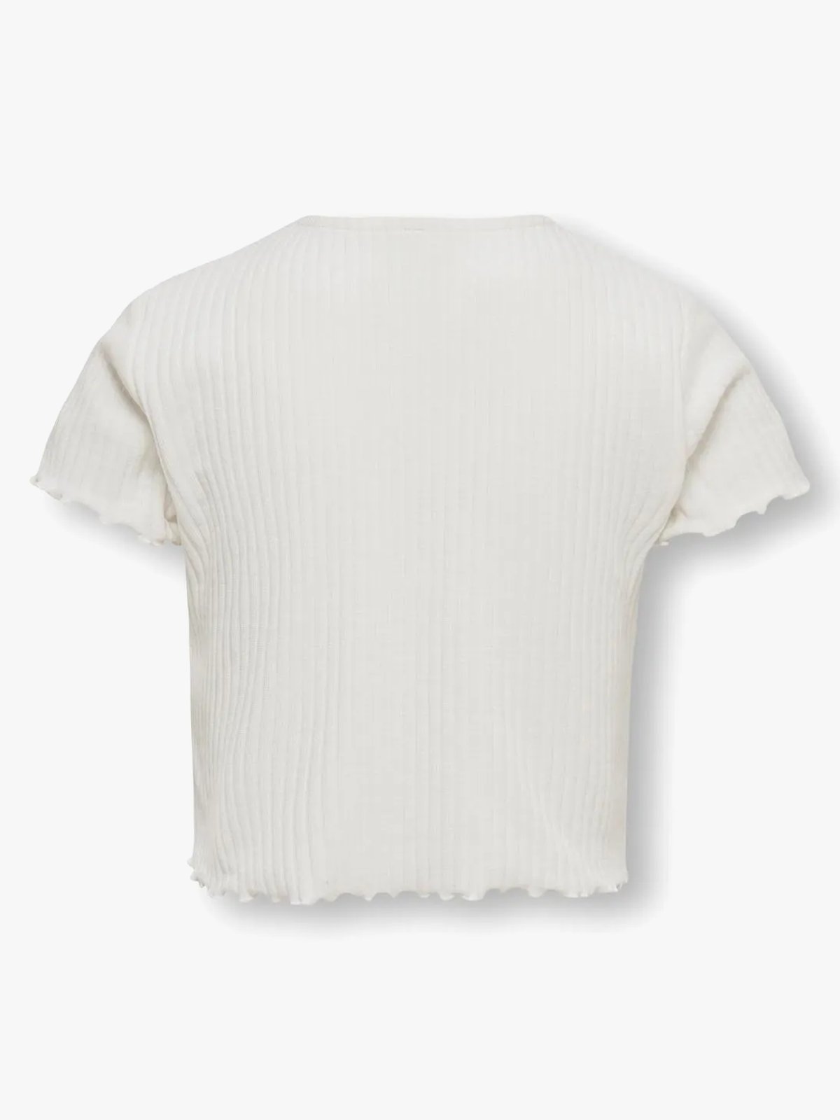 Kids Only Nella Short Sleeve O-Neck Top Juniors Cloud Dancer