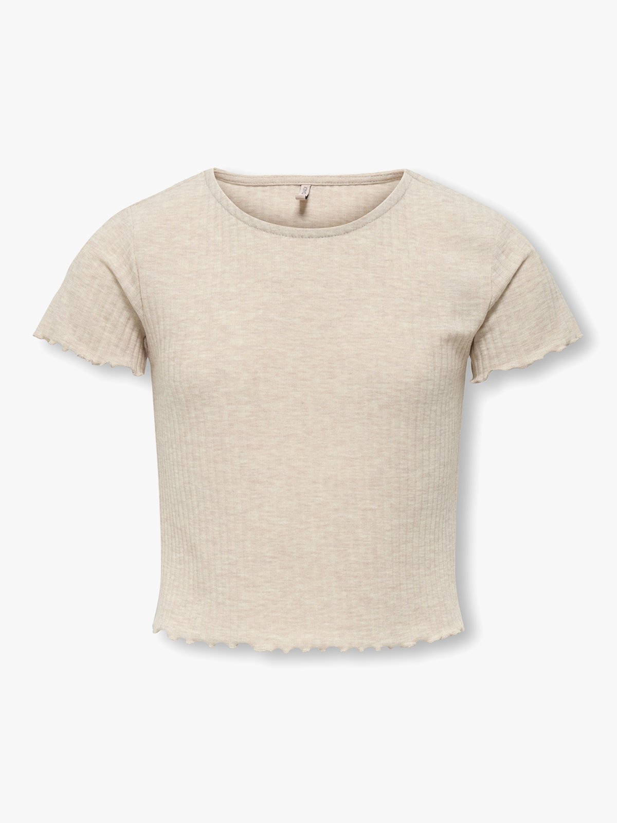 Kids Only Nella Short Sleeve O-Neck Top Juniors Pumice Stone