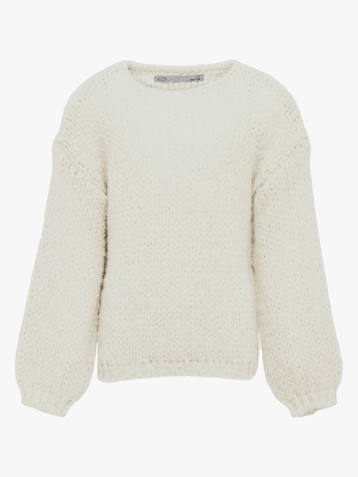 Kids Only Nordic Life Long Sleeve O-Neck Knit Snow White