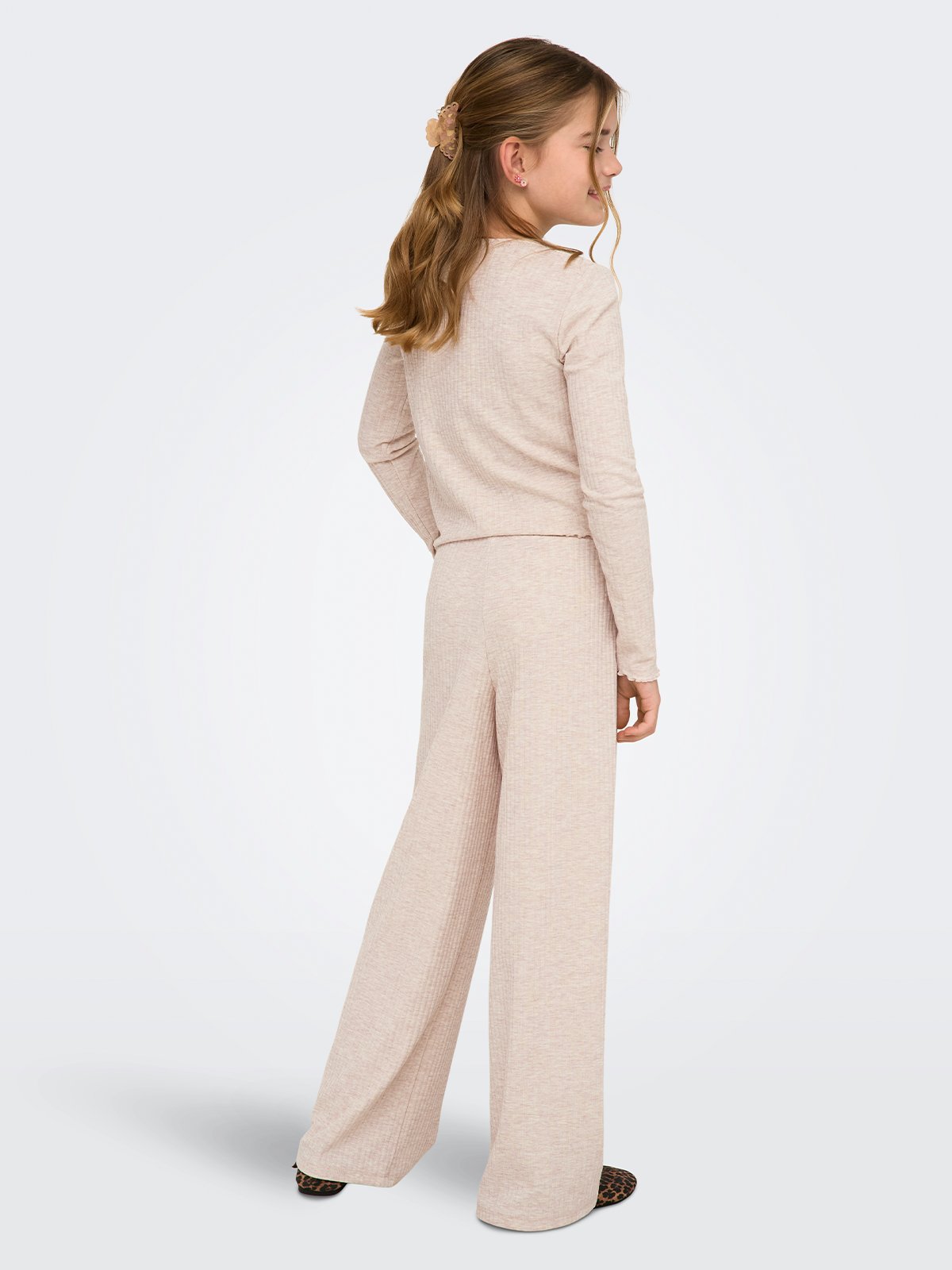 Kids Only Nella Long Sleeve O-Neck Top Pumice Stone