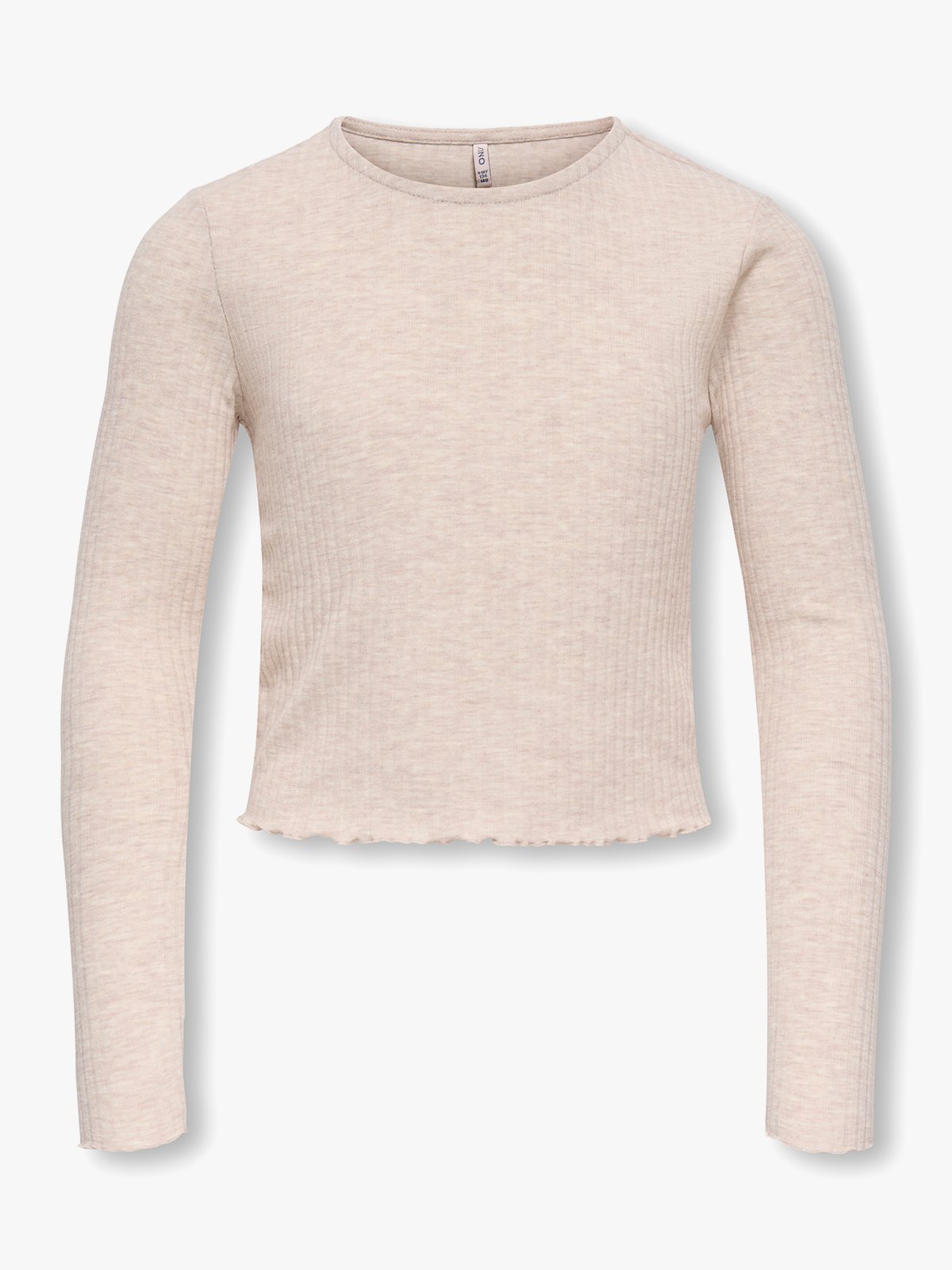 Kids Only Nella Long Sleeve O-Neck Top Pumice Stone