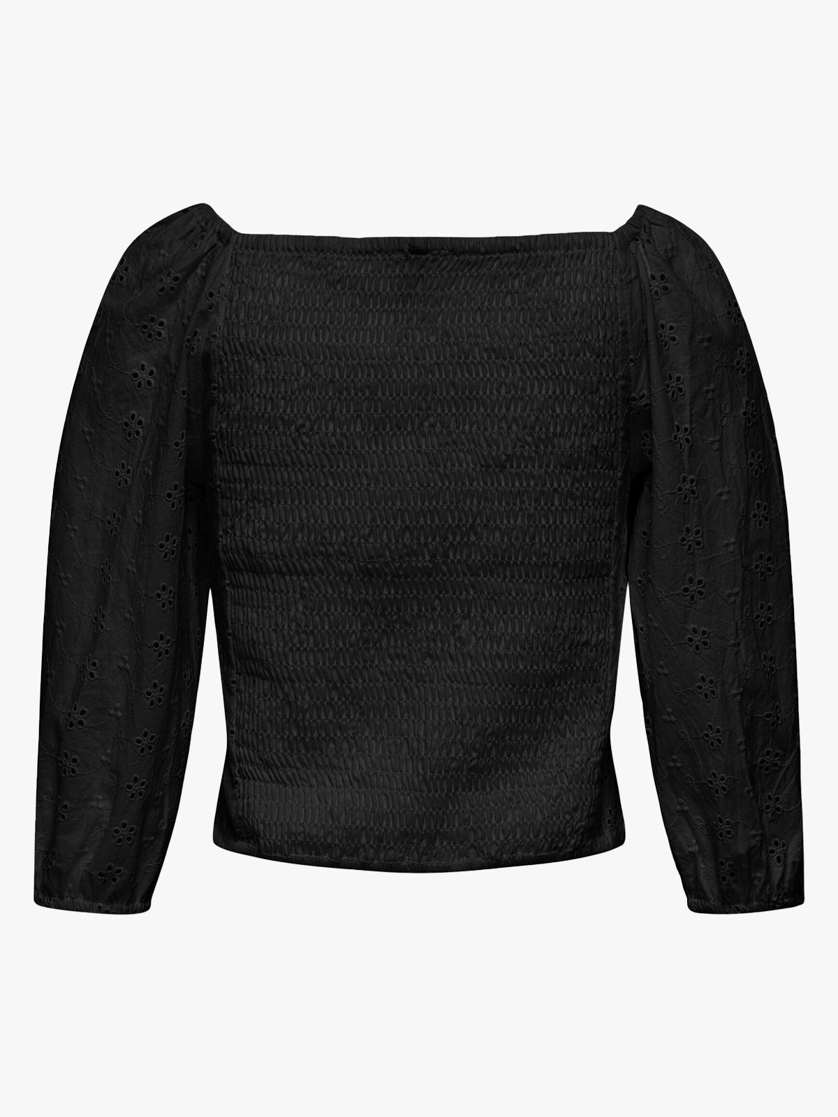 Kids Only Pilea 3/4 Embroderie Anglaise Shirt Woven Black