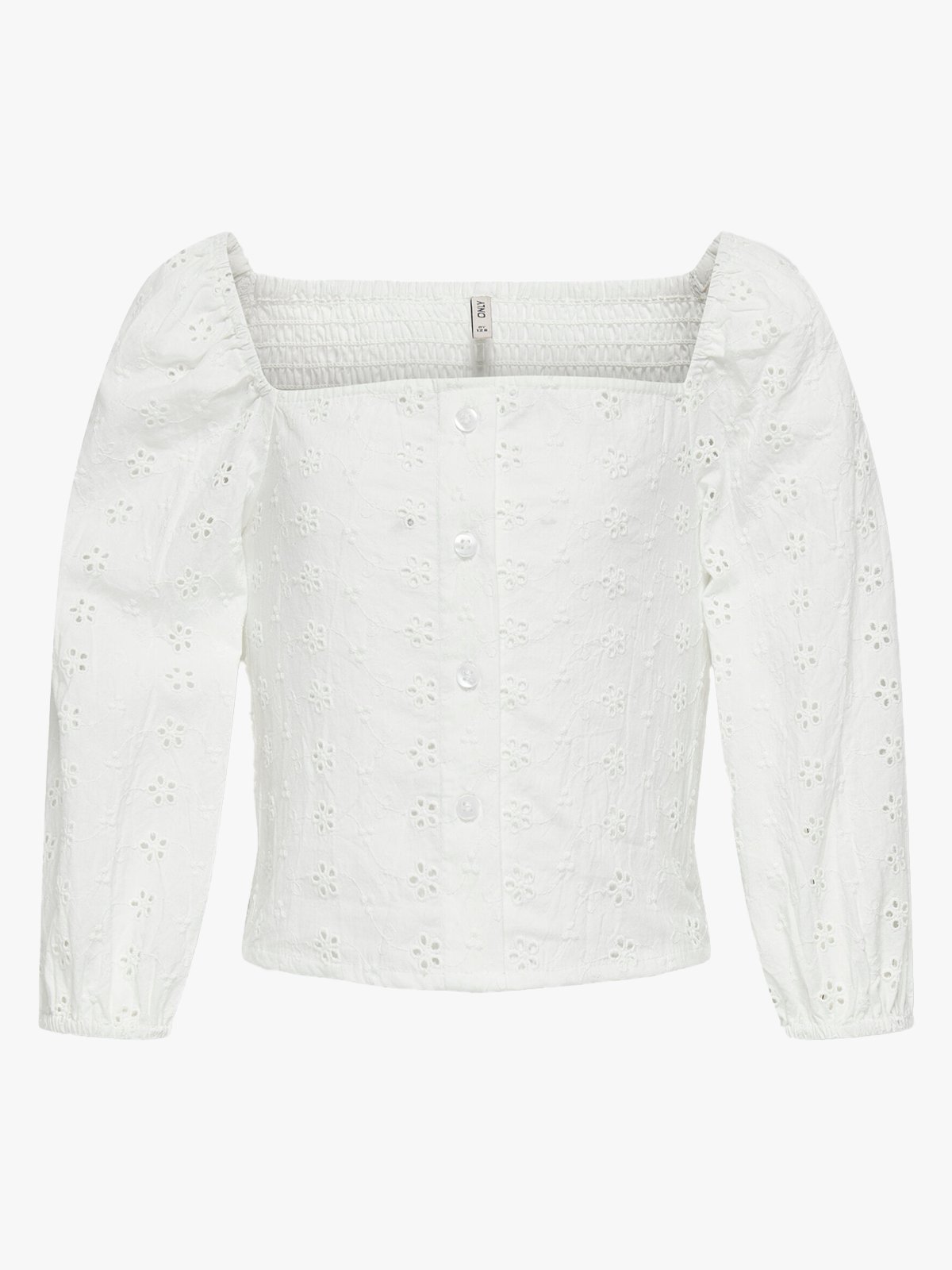 Kids Only Pilea 3/4 Embroderie Anglaise Shirt Woven Cloud Dancer