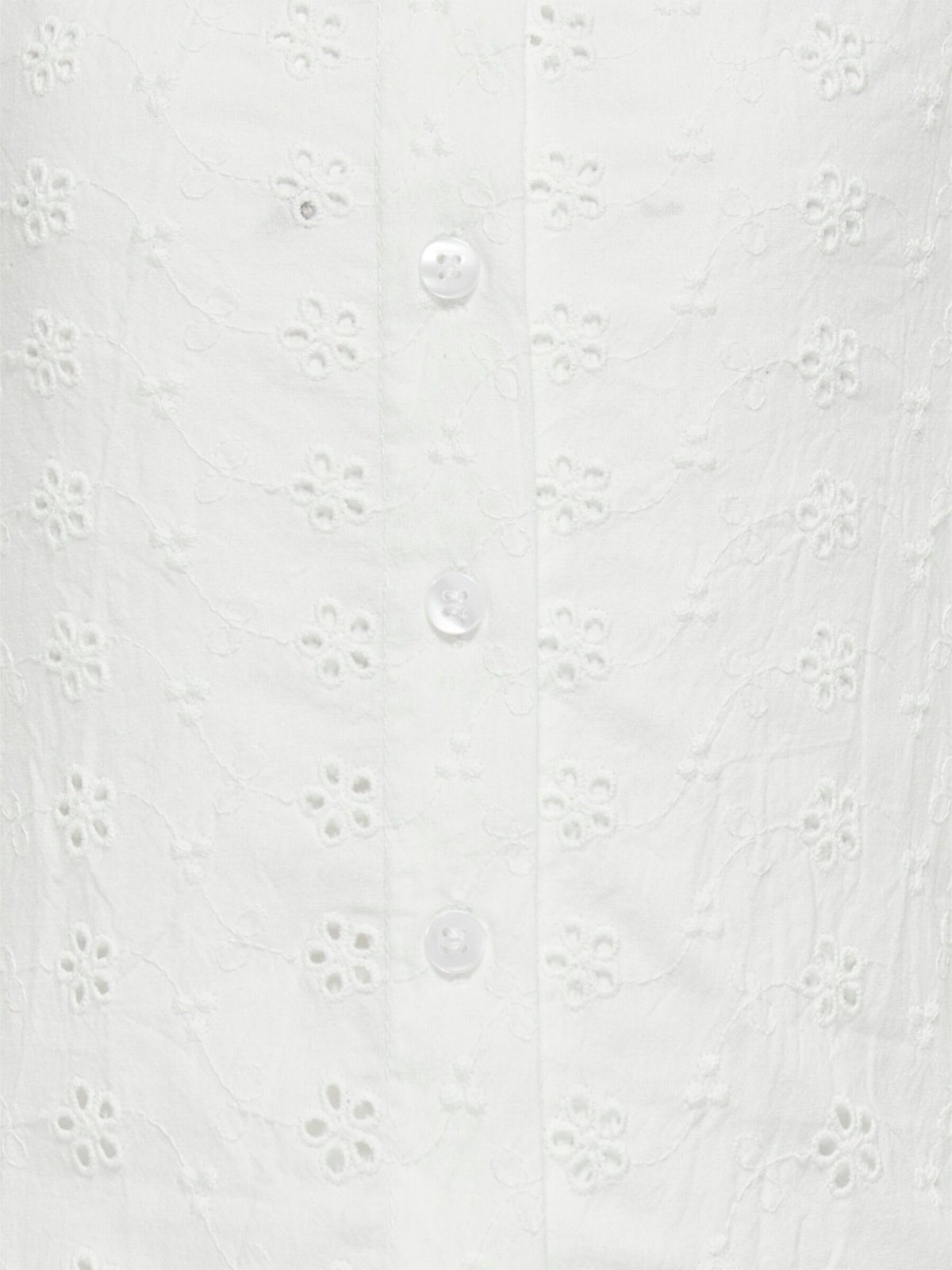 Kids Only Pilea 3/4 Embroderie Anglaise Shirt Woven Cloud Dancer