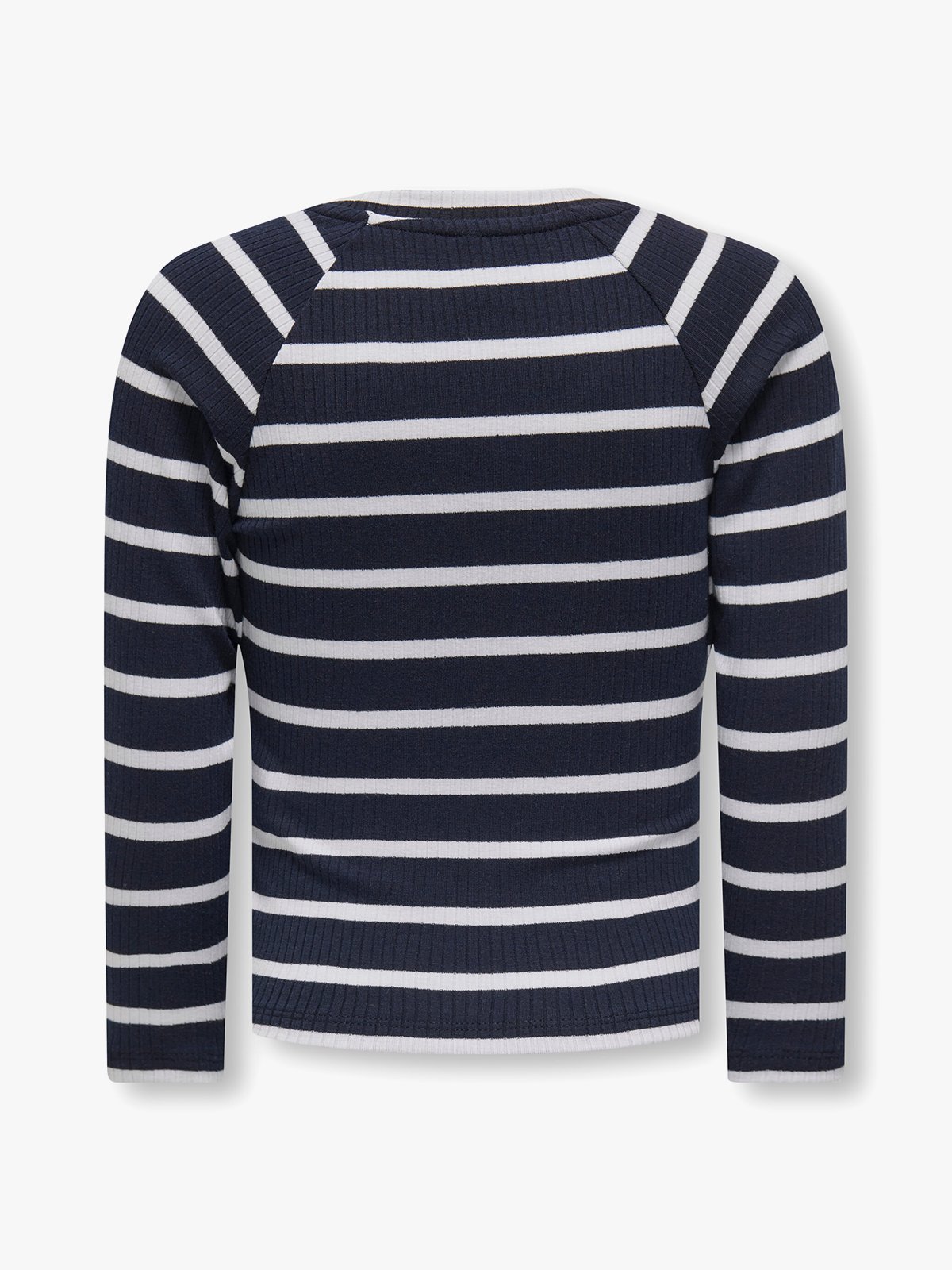 Kids Only Sadie Long Sleeve Stripe Mix Top Junior Navy Blazer Cloud Dancer