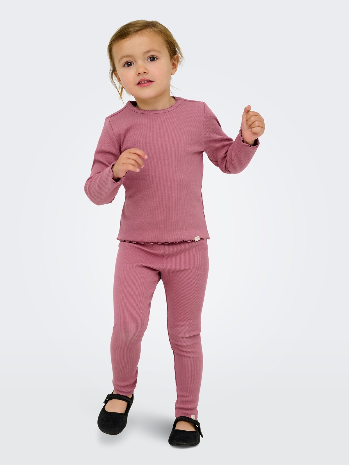 Kids Only Trinny Long Sleeve Oneck Top Heather Rose