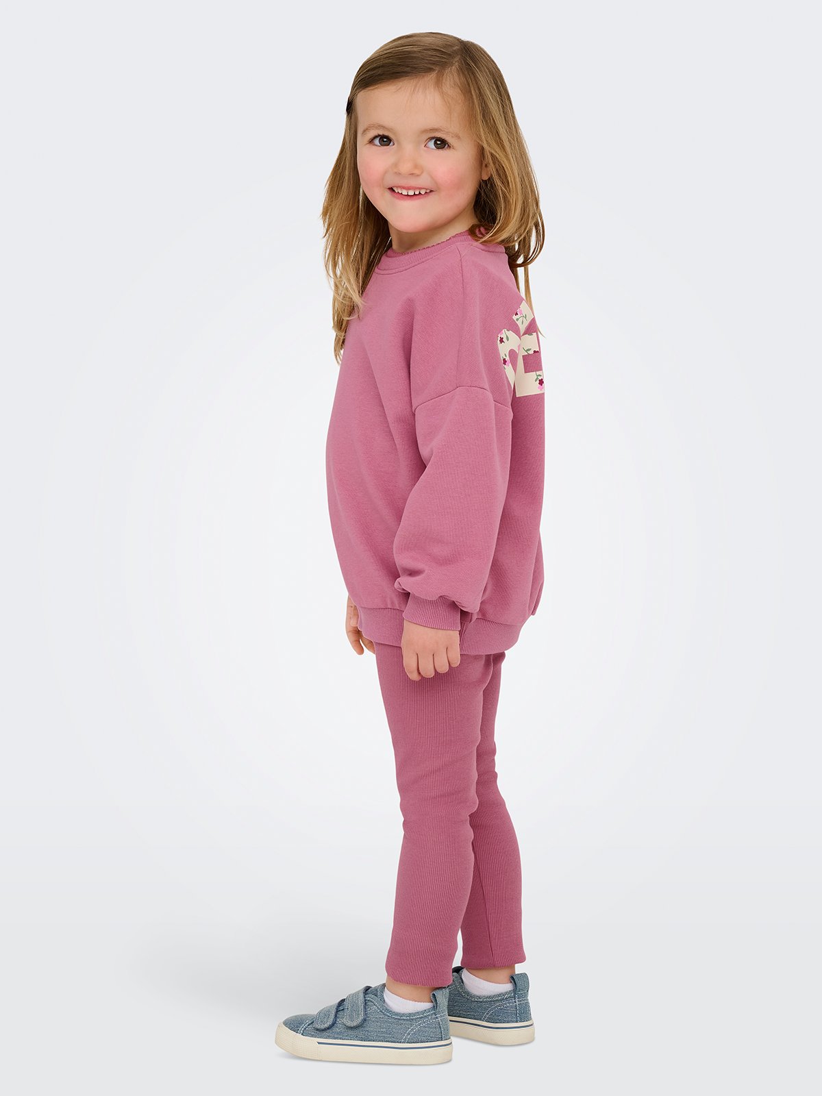 Kids Only Georgia Life Long Sleeve O-Neck Sweater Heather Rose