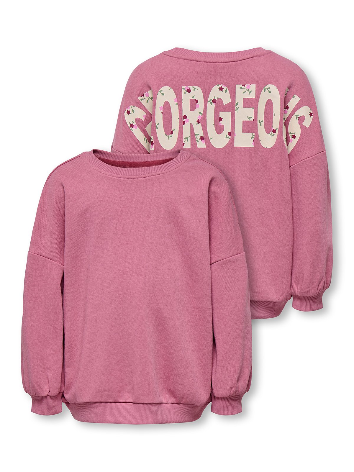 Kids Only Georgia Life Long Sleeve O-Neck Sweater Heather Rose