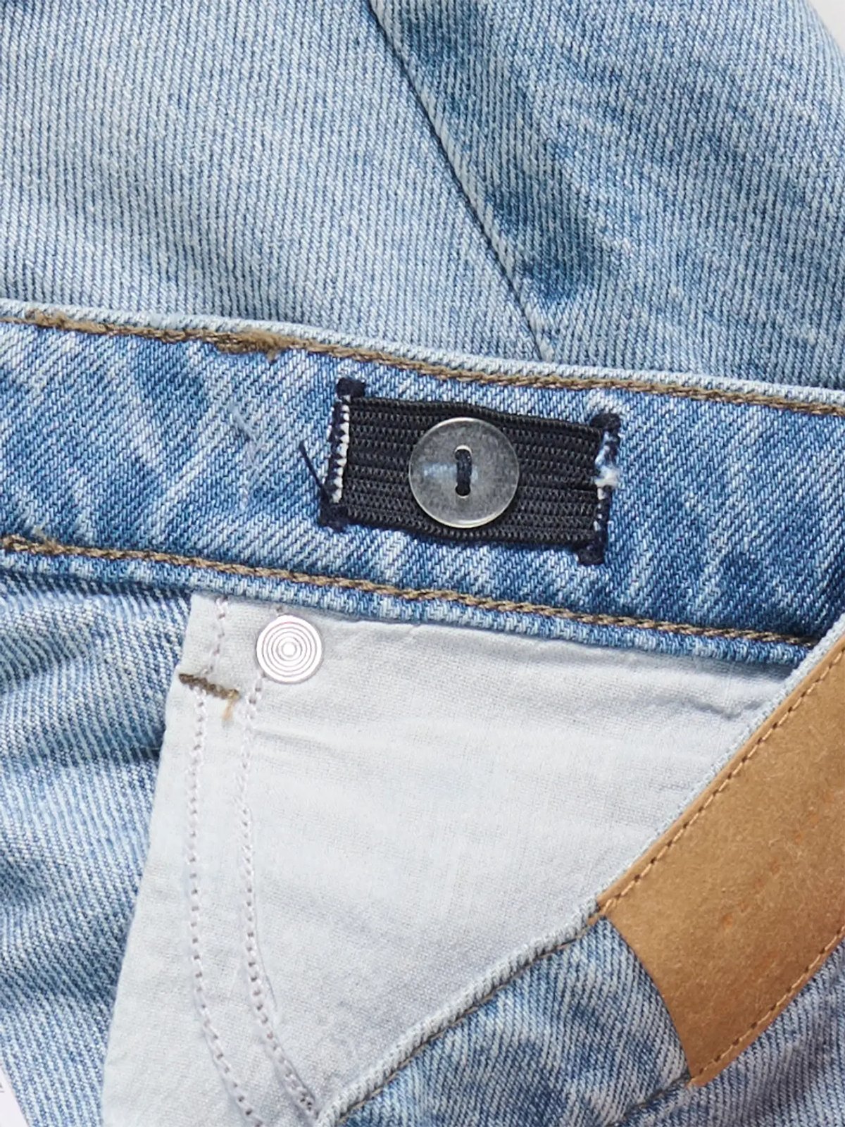 Kids Only Pacy Daisy Embroidery Denim Shorts Light Blue Denim