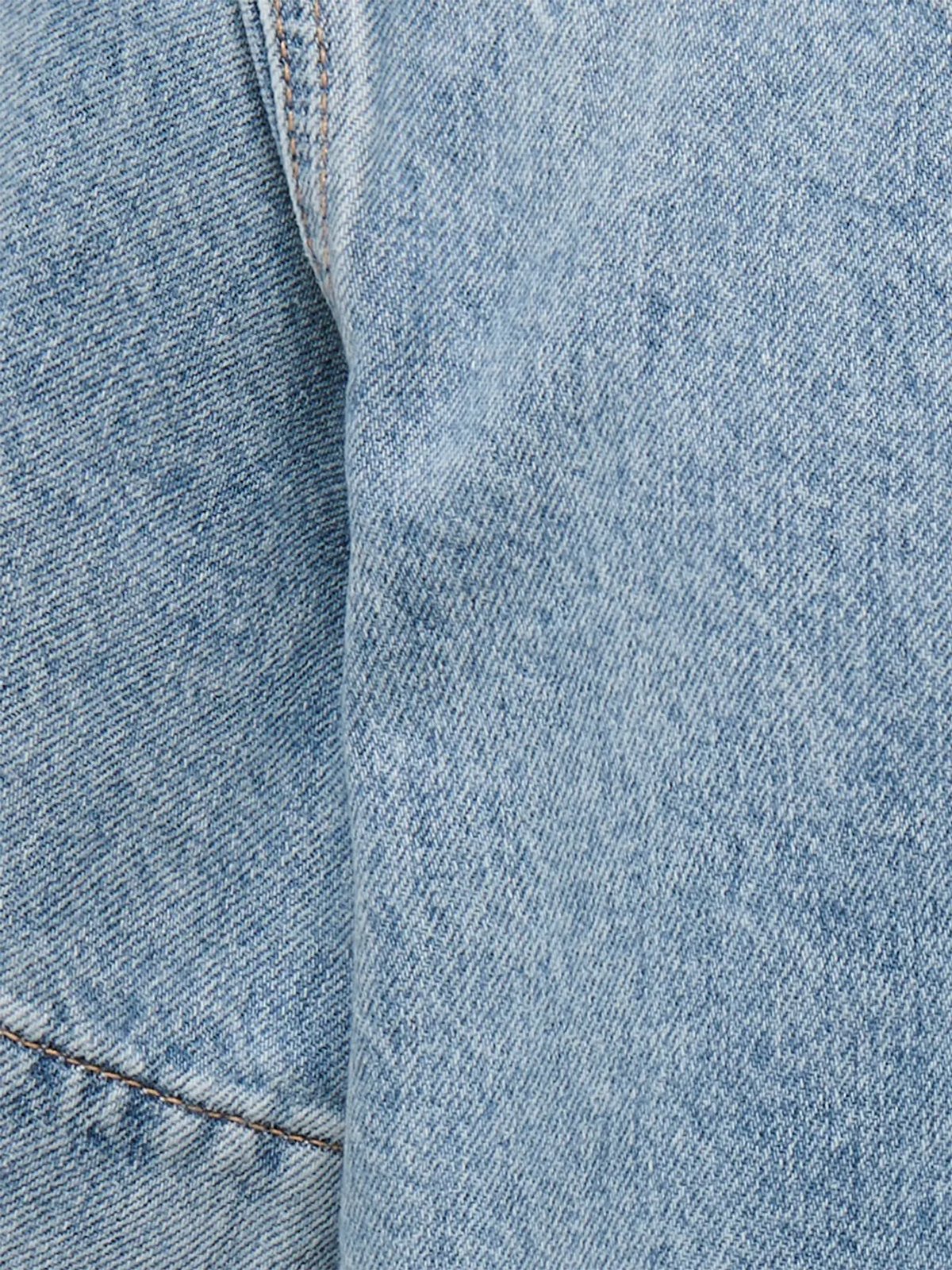 Kids Only Gigi Bow Short Sleeve A-Shape Dress Denim Light Blue Denim