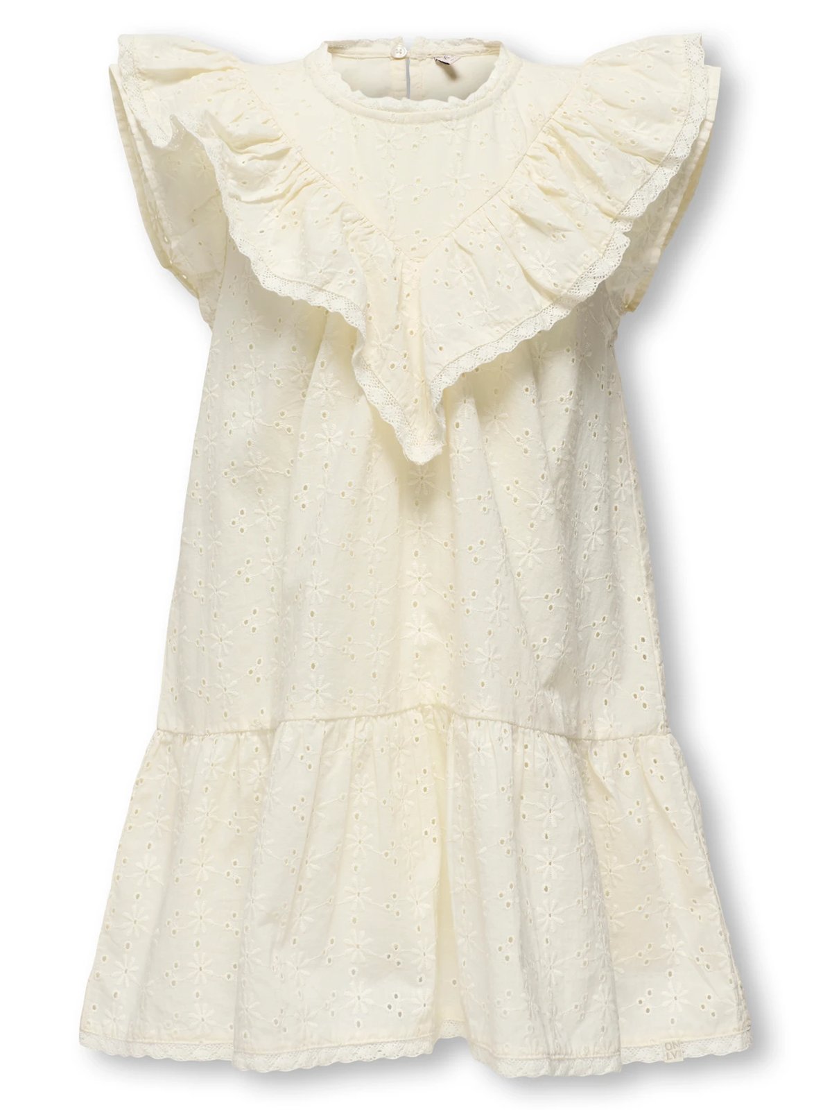 Kids Only Margot Life Short Sleeve Embroidery Dress Tofu