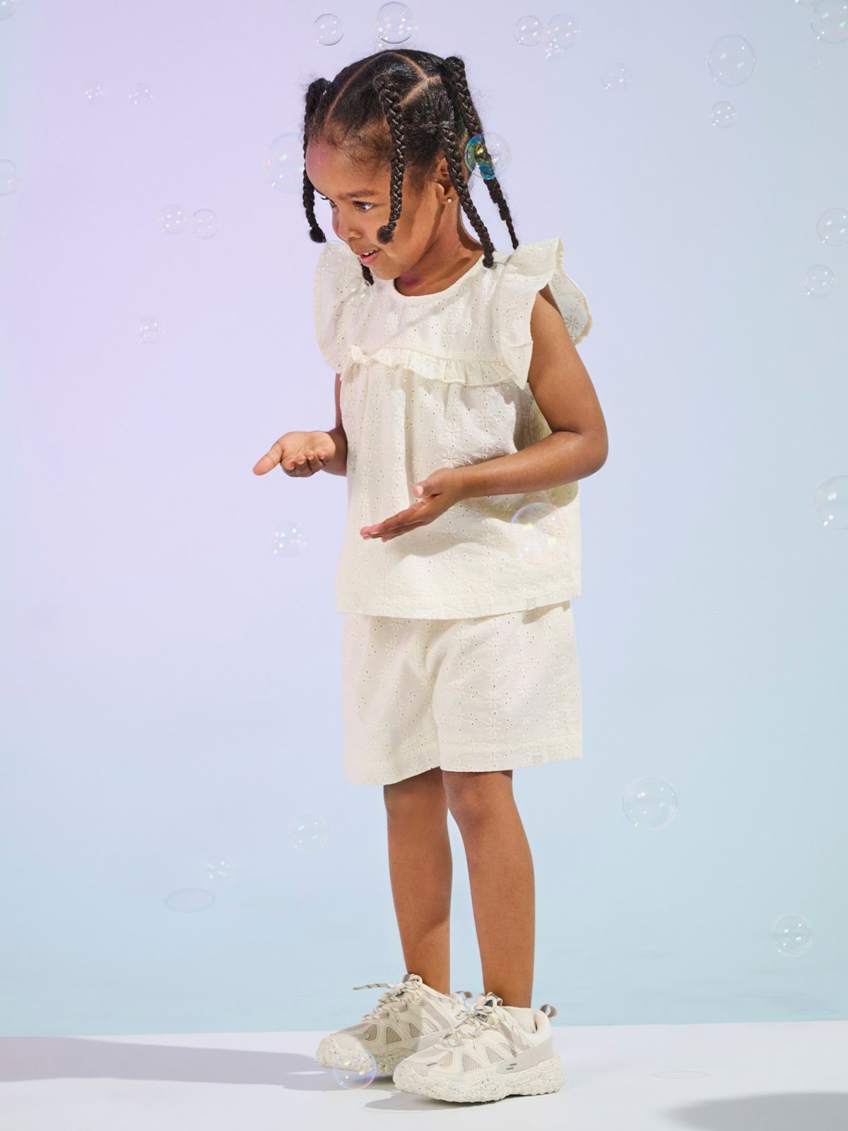 Kids Only Margot Life Embroidery Shorts Woven Tofu
