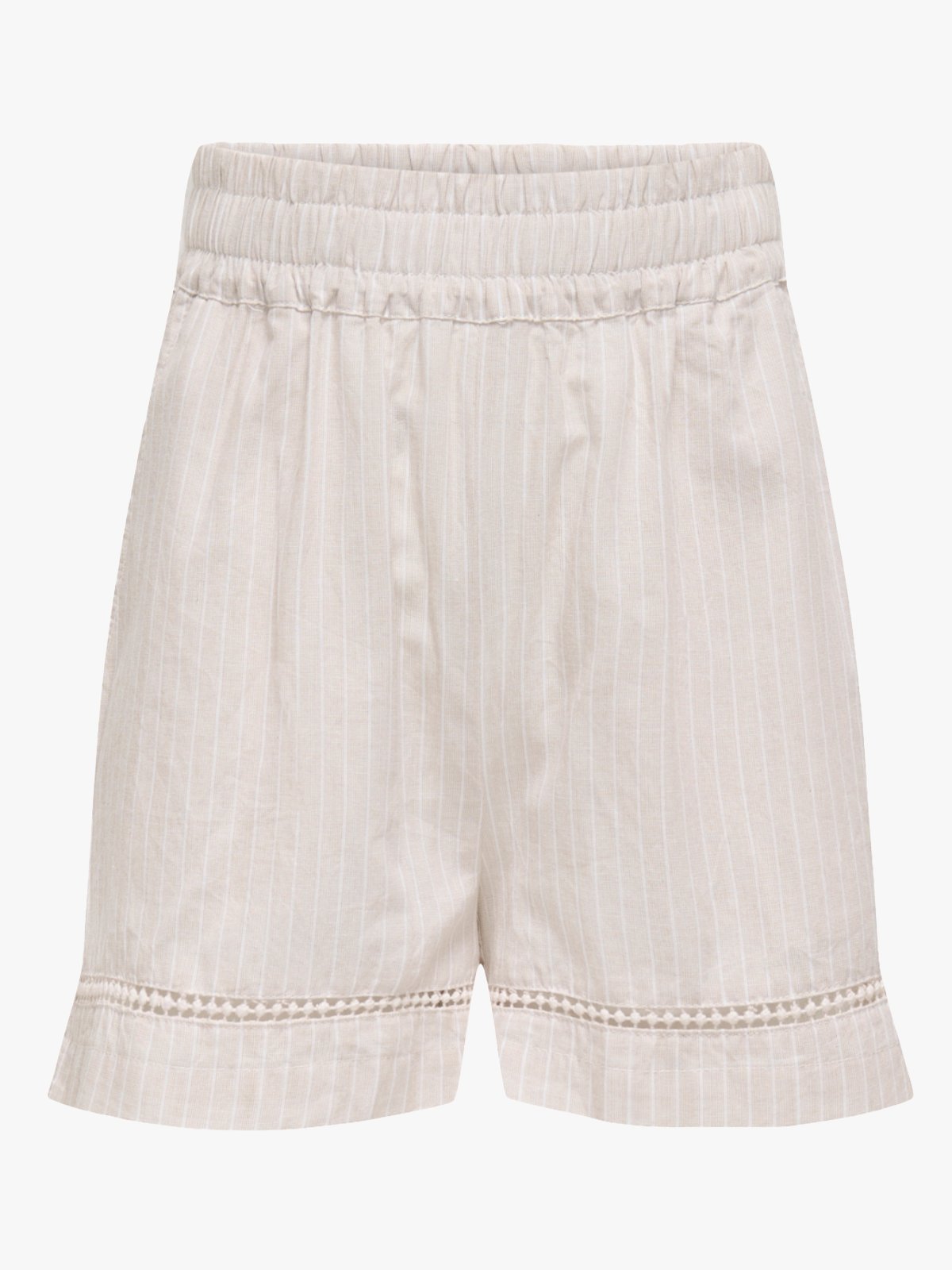 Kids Only Daimi Detail Shorts Feather Grey/White