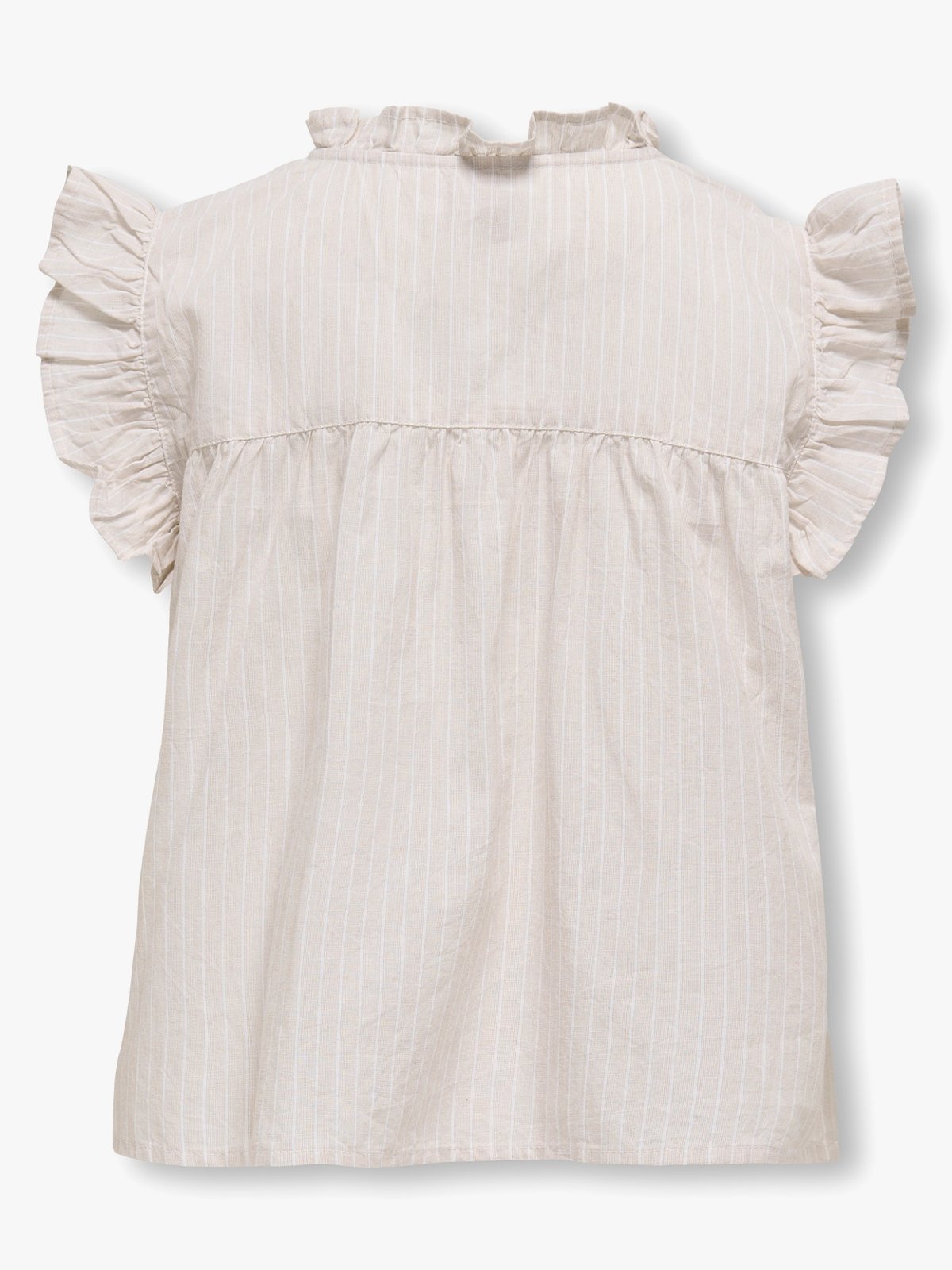 Kids Only Daimi Sleeveless Detail Top Woven Feather Gray