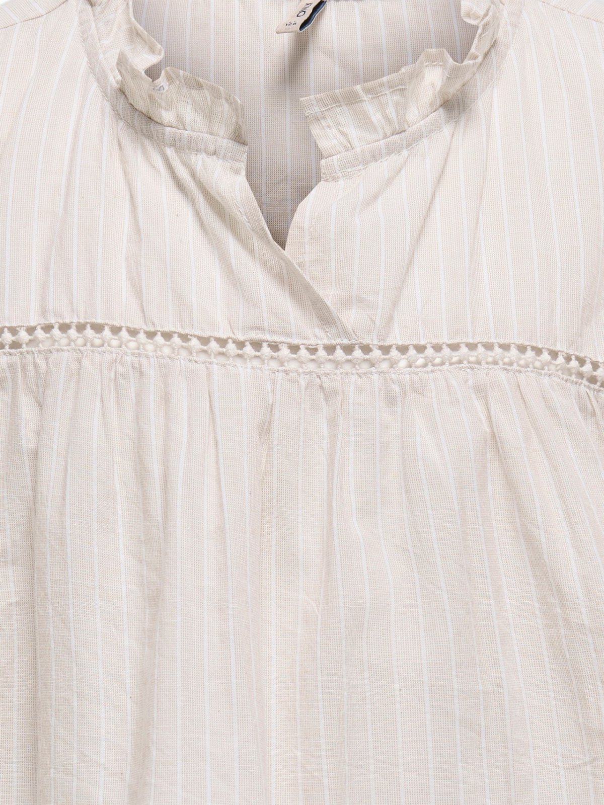 Kids Only Daimi Sleeveless Detail Top Woven Feather Gray