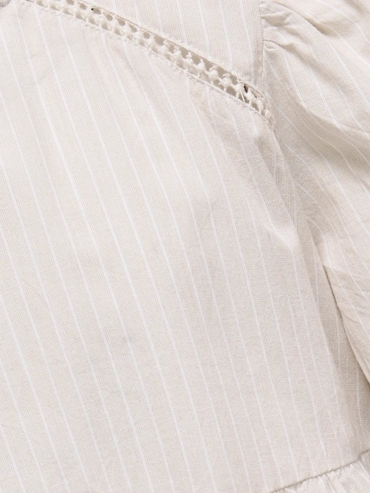 Kids Only Daimi Short Sleeve Detail Dress Woven Feather Gray White