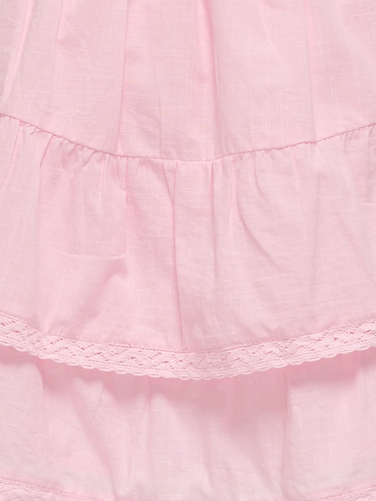 Kids Only Esther Ladder Tape Skirt Woven Roseate Spoonbill