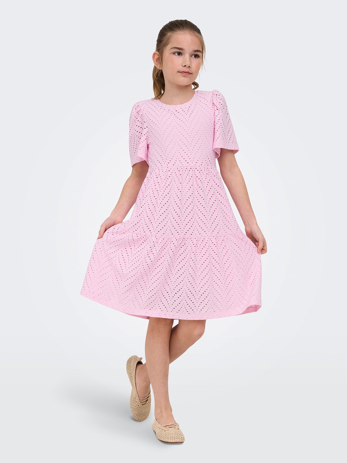 Kids Only Carla Cathinka S/S Dress Jrs Pirouette