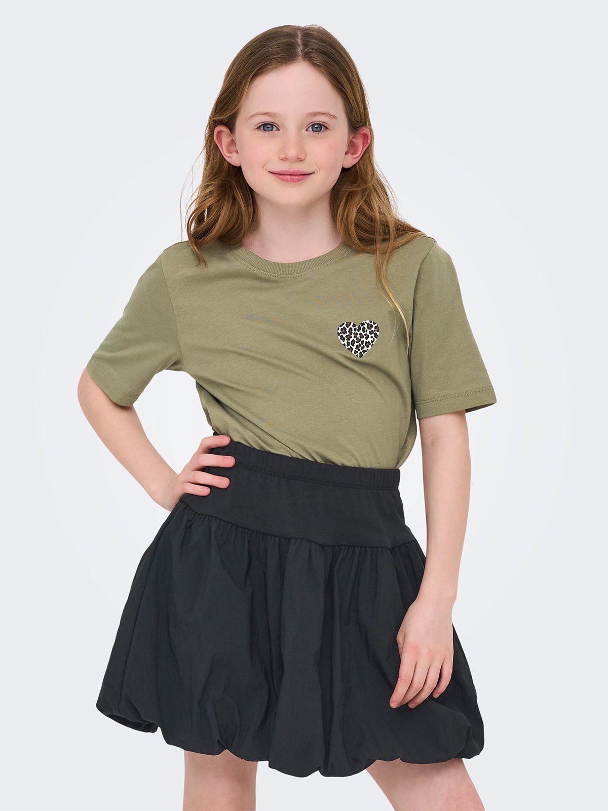 Kids Only Rex Leo Heart Short Sleeve Top Junior Mermaid