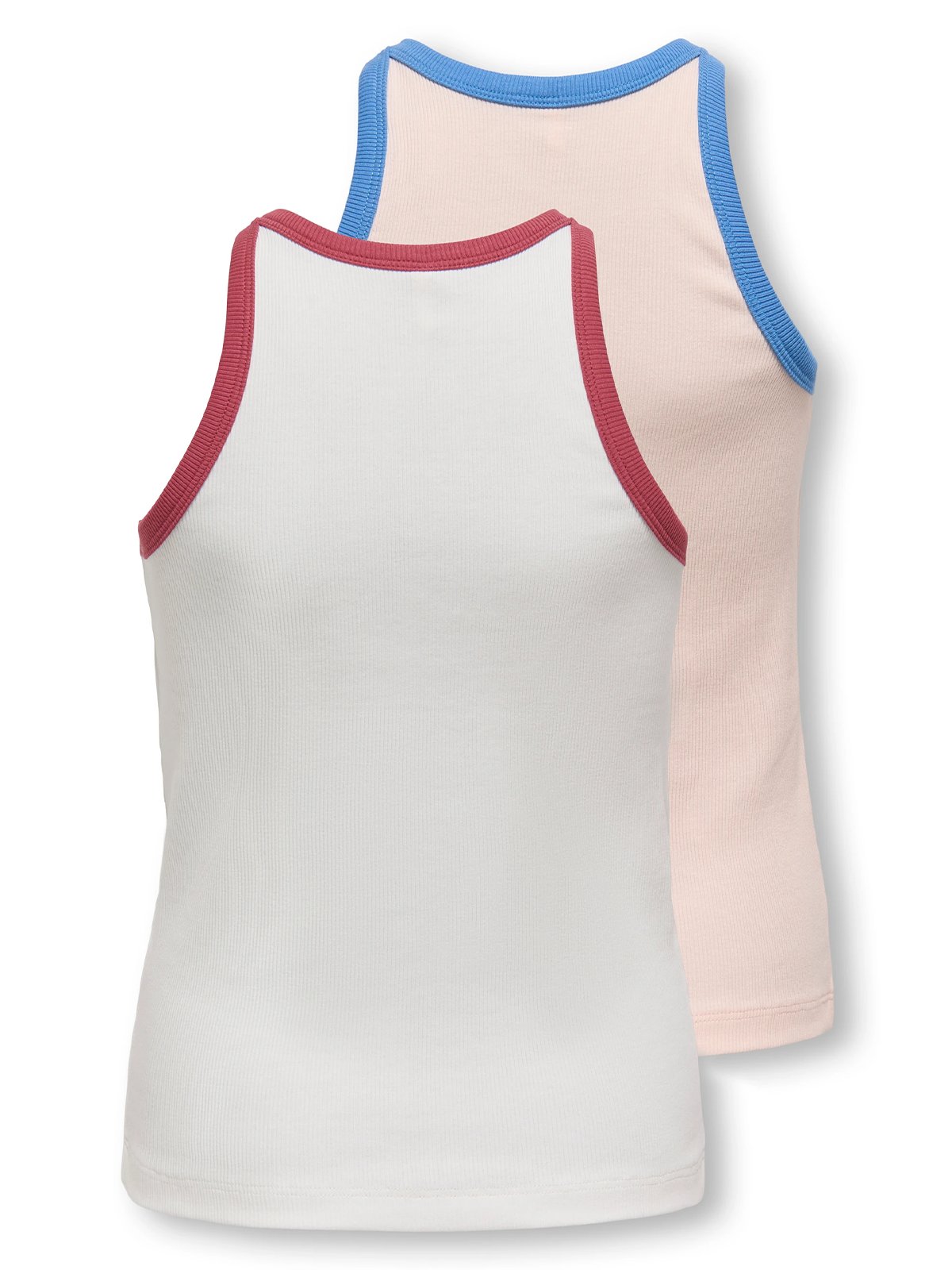 Kids Only Bina Life Rib Tank Top 2-Pack Junior Rose / Mauve Chalk