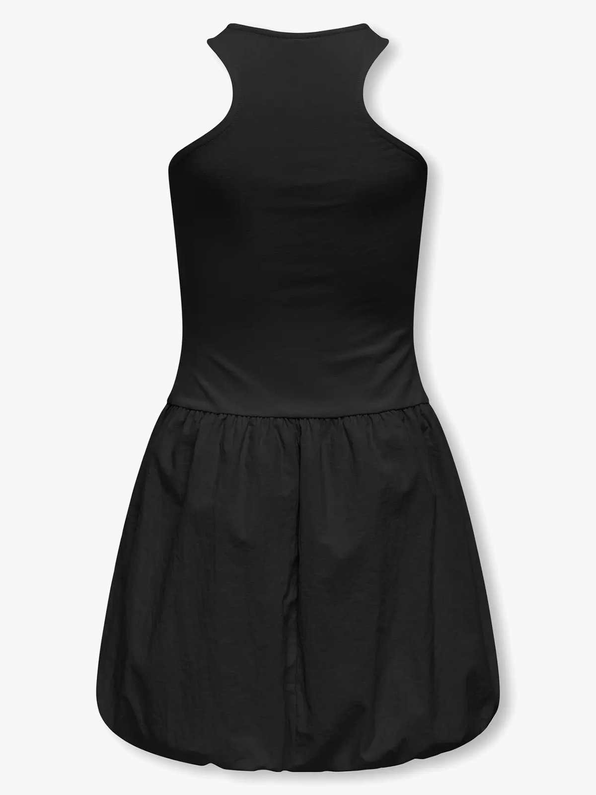 Kids Only Lia S/L Ballon Mix Short Dress Junior Black