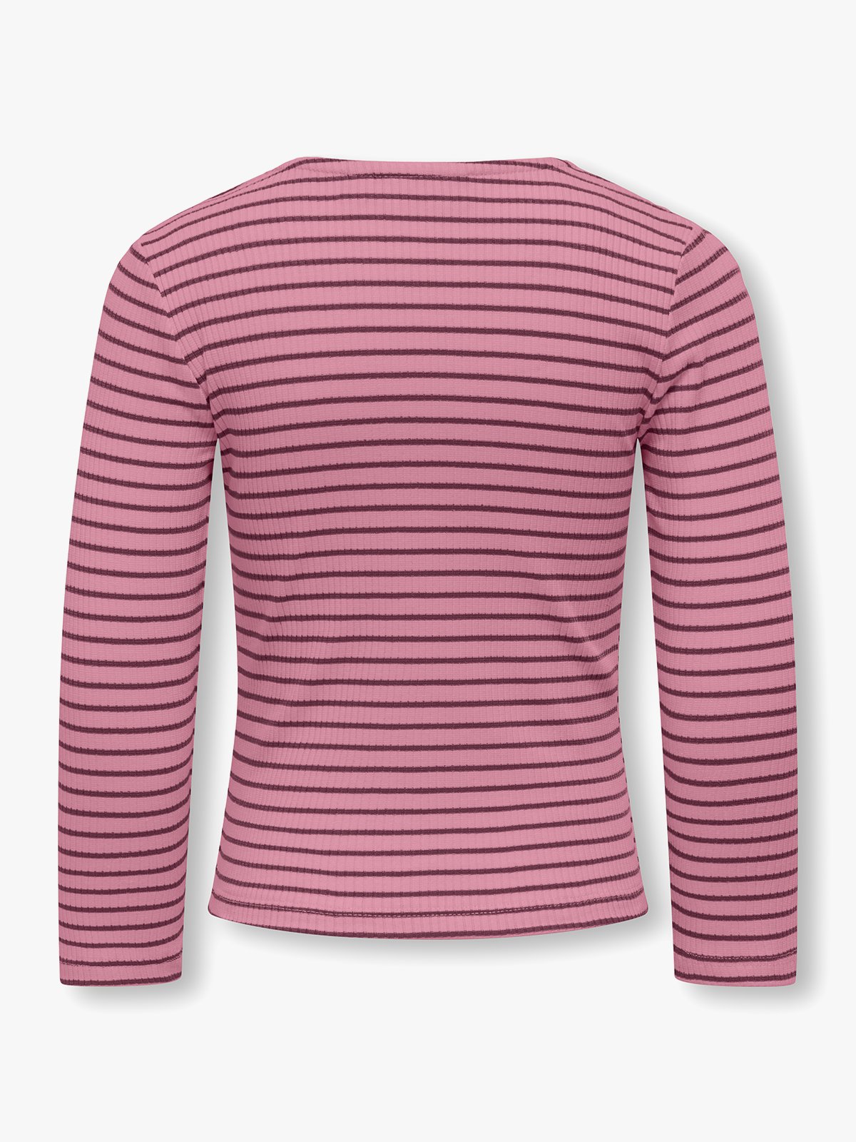 Kids Only Maude Stripe Long Sleeve O-Neck Top Junior Sea Pink