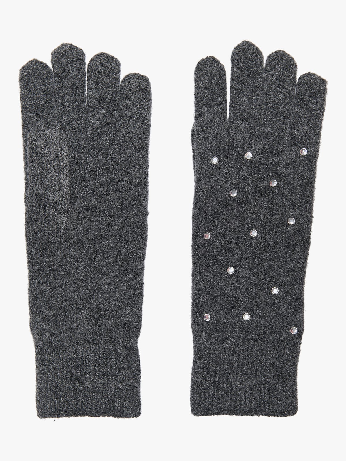 Kids Only Chyna Life Knit Soft Gloves Dark Grey Melange