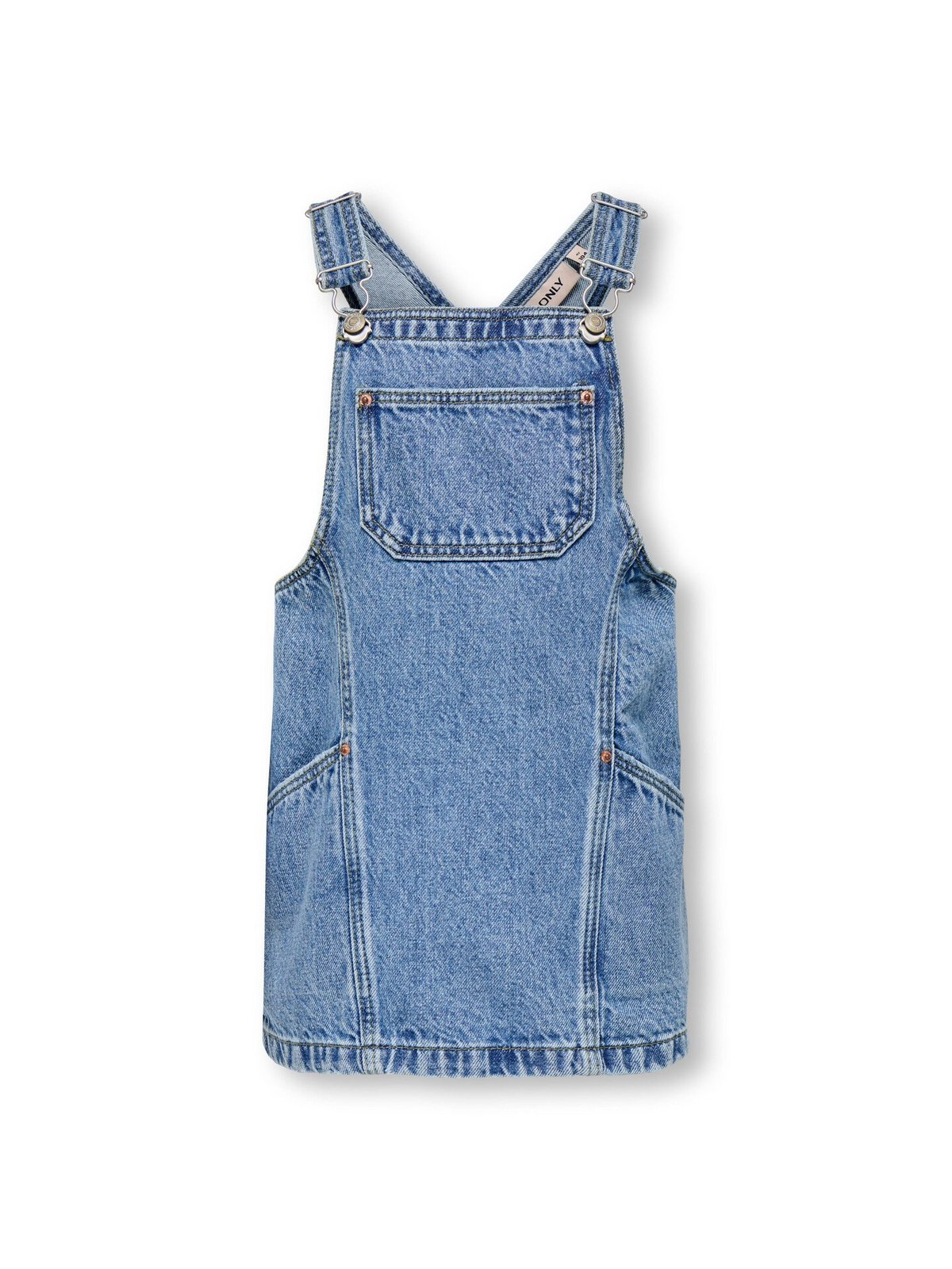 Kids Only Cille Short Spencer Dress Dnm Akm Medium Blue Denim