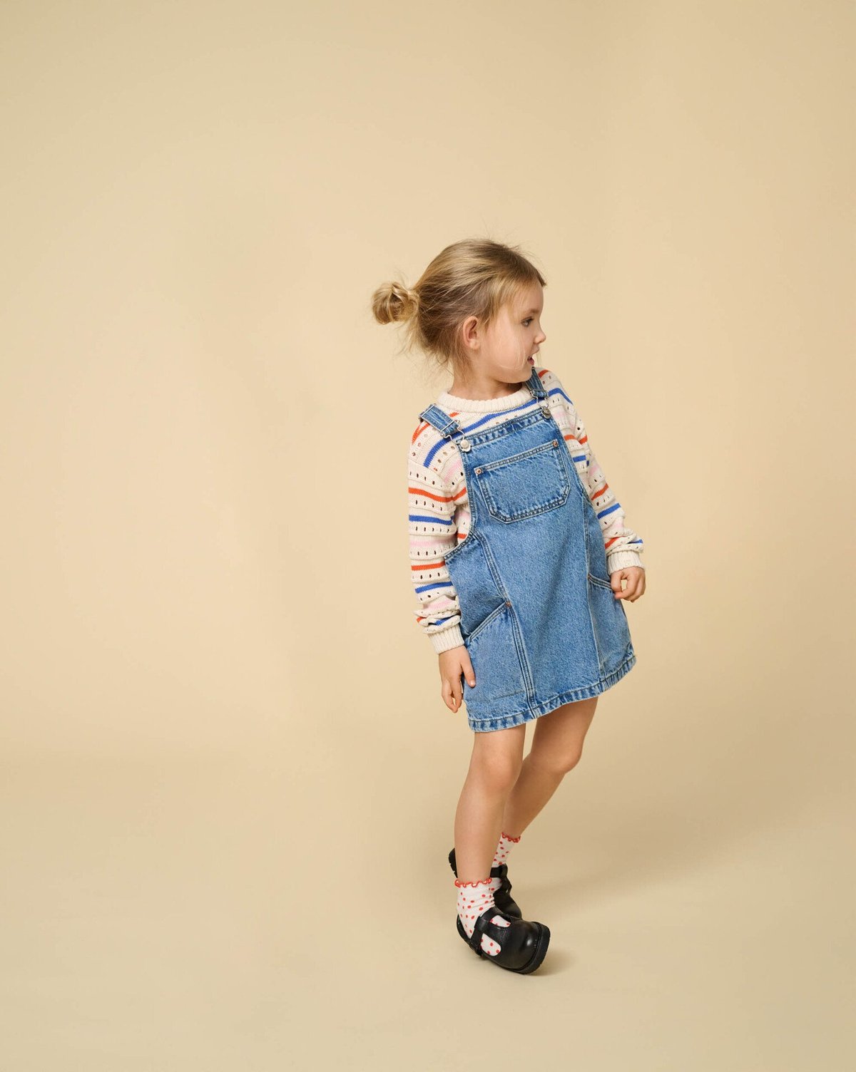 Kids Only Cille Short Spencer Dress Dnm Akm Medium Blue Denim