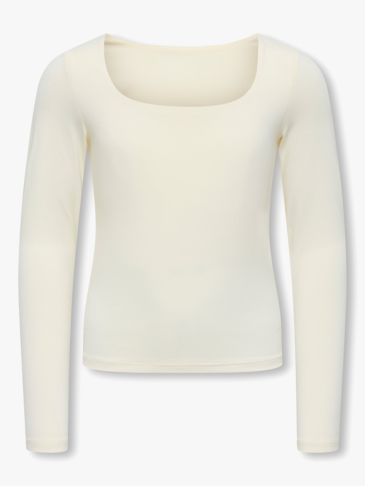 Kids Only Ea Long Sleeve 2-Ways Fit Top Cloud Dancer