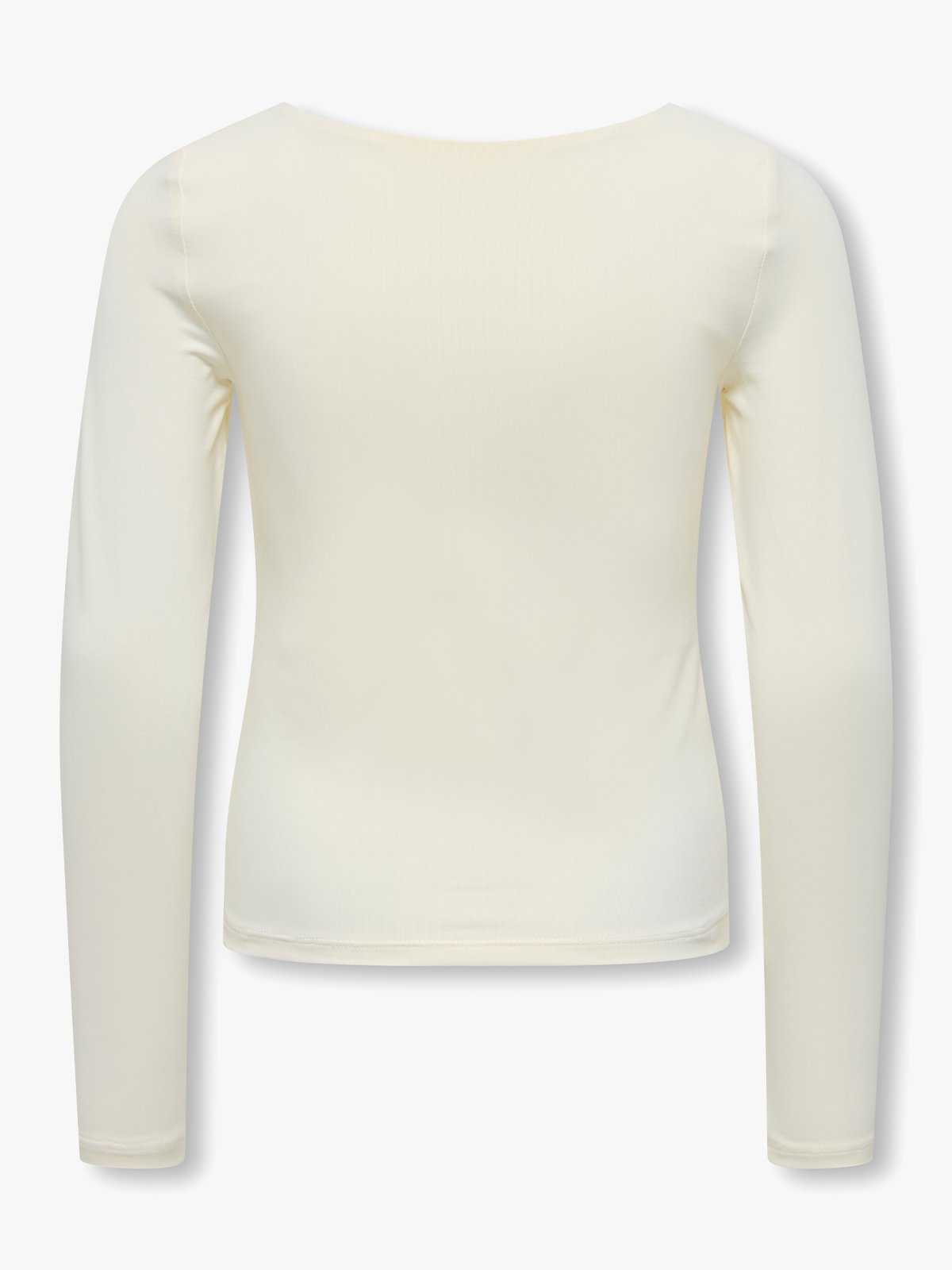 Kids Only Ea Long Sleeve 2-Ways Fit Top Cloud Dancer