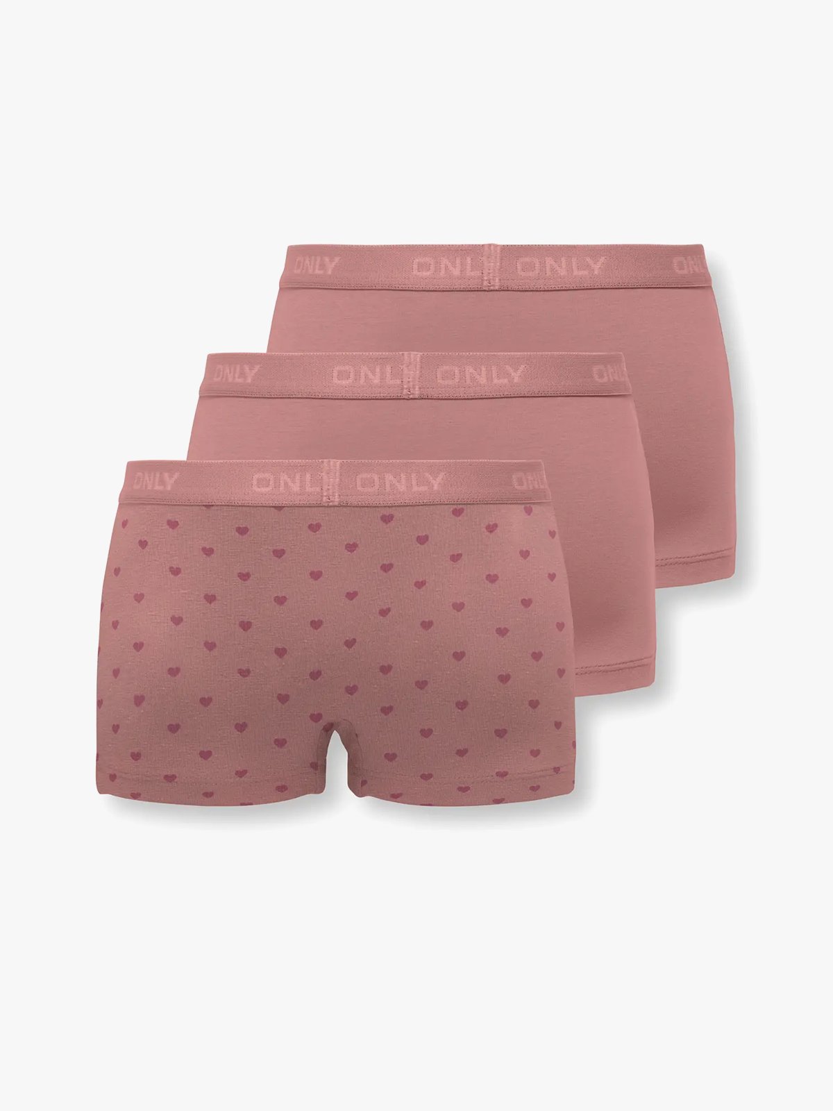 Kids Only Lola 3-Pack Logo Hipster Ash Rose