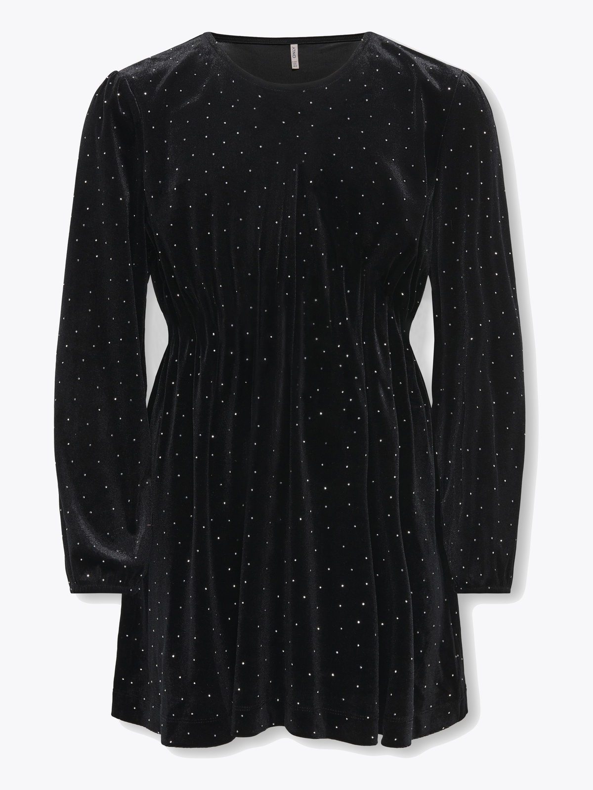 Kids Only Vella L/S O-Neck Velvet Dress Sort