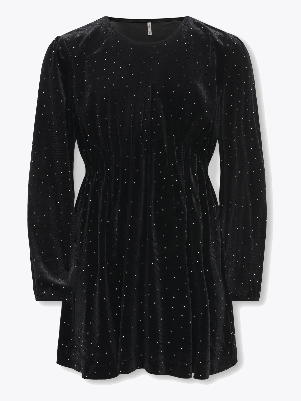 Kids Only Vella L/S O-Neck Velvet Dress Sort
