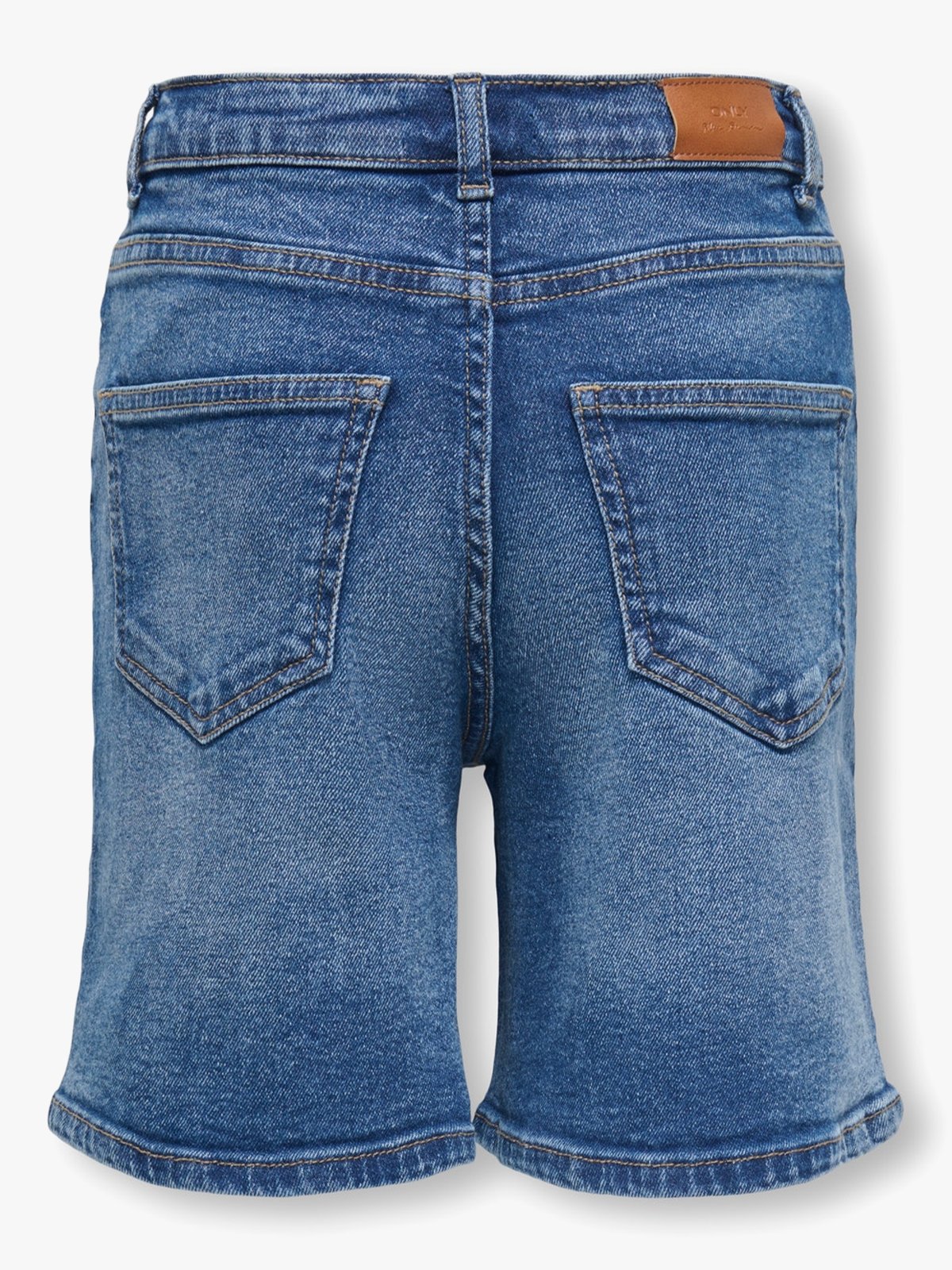 Kids Only Juicy High Waist Long Shorts Medium Blue Denim