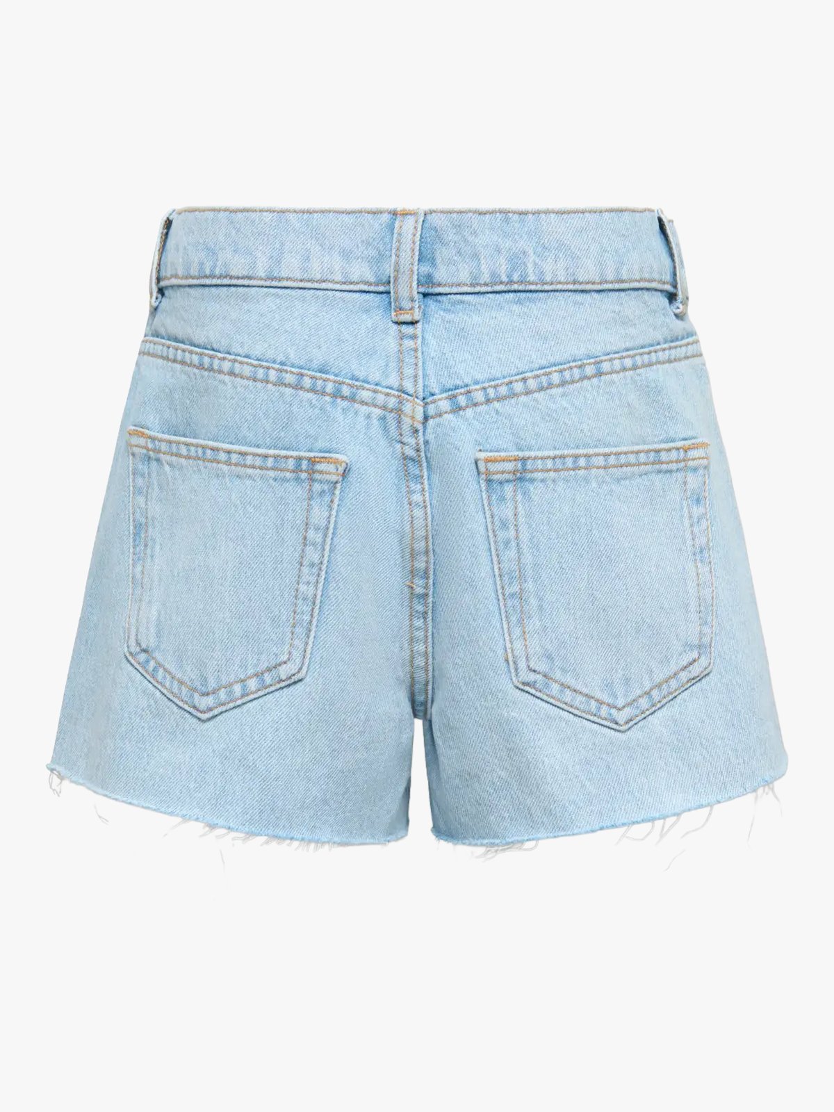 Kids Only Robyn High Waist Shorts Light Blue Denim
