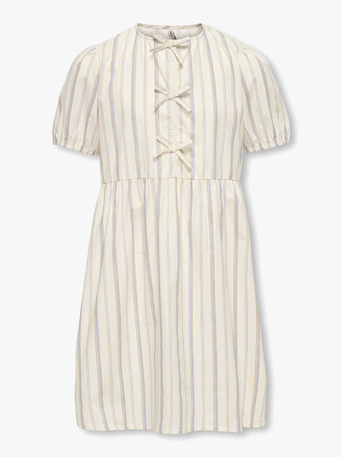 Kids Only Zendaya Life Short Sleeve Dress Cloud Dancer