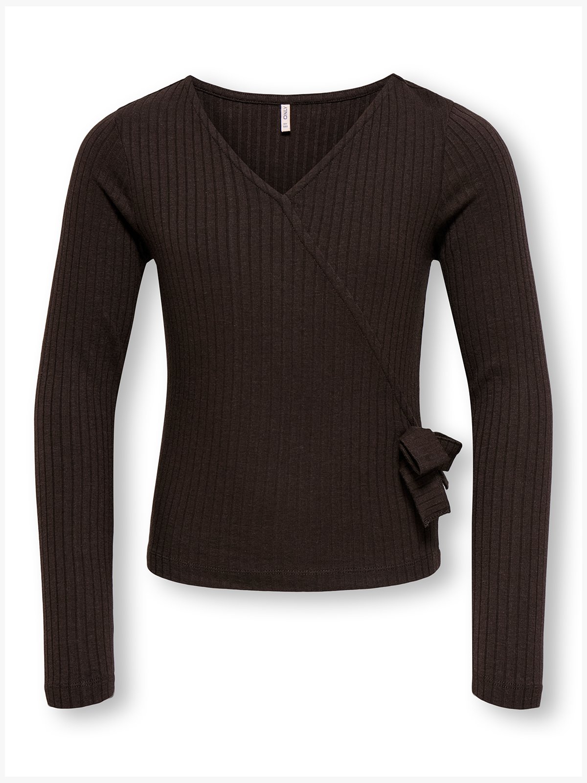 Kids Only Fransiska School Wrap Top Chicory Coffee