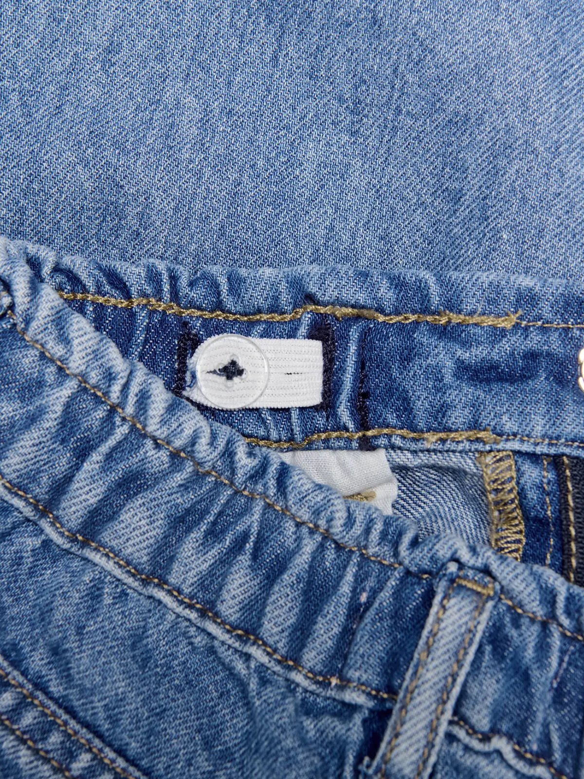 Kids Only Comet Wide Long Shorts Denim Dia Light Blue Denim