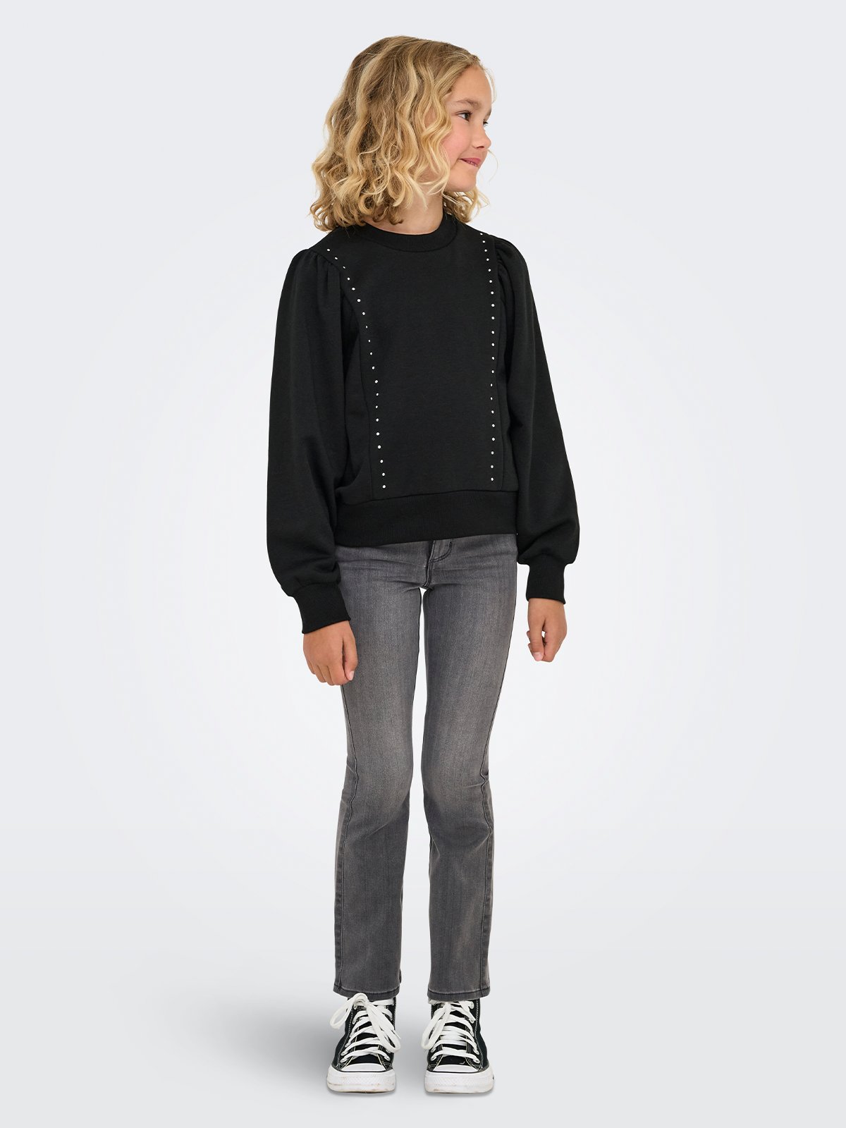 Kids Only Royal Life Reg Flared Dark Grey Denim