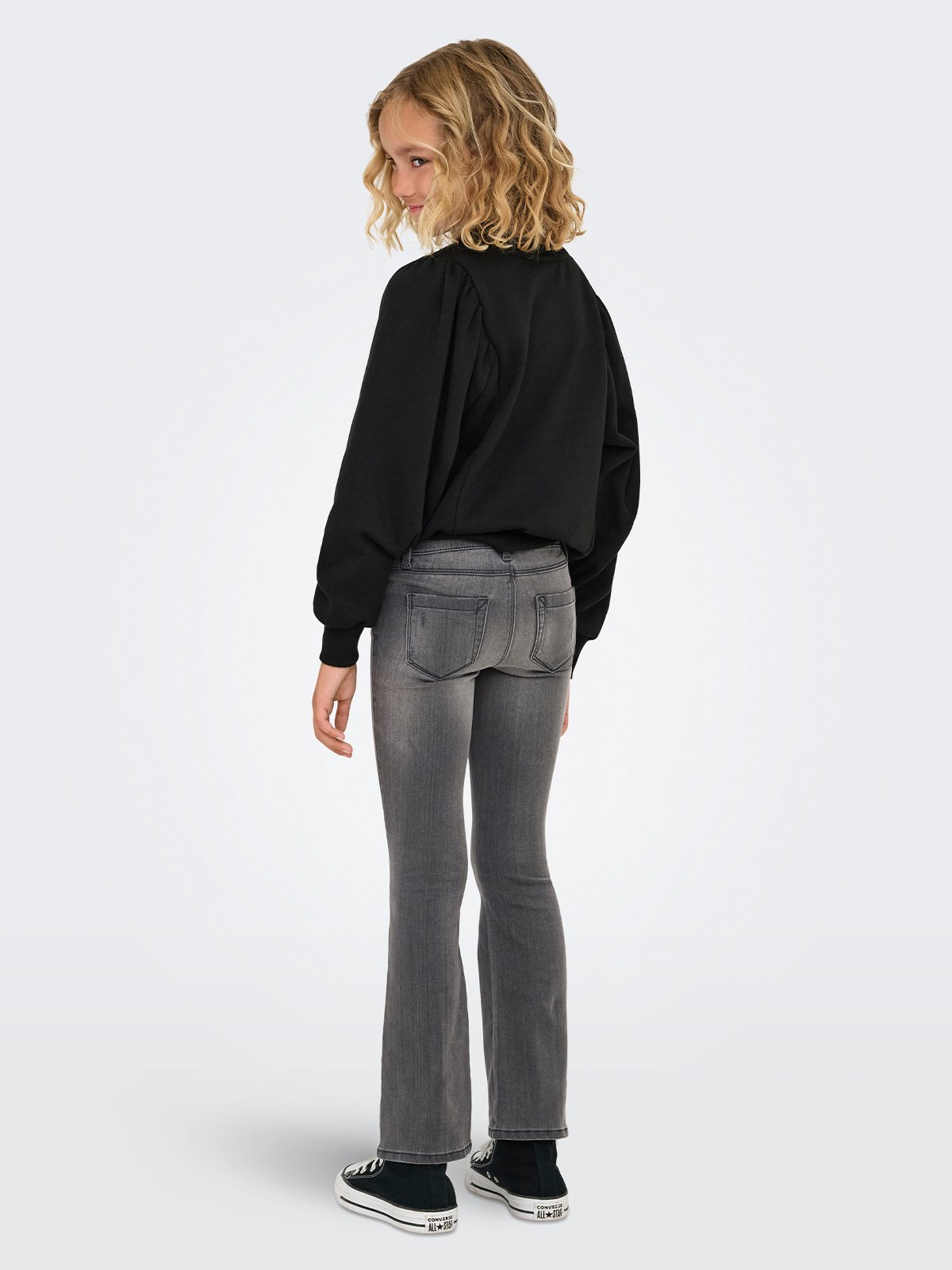 Kids Only Royal Life Reg Flared Dark Grey Denim