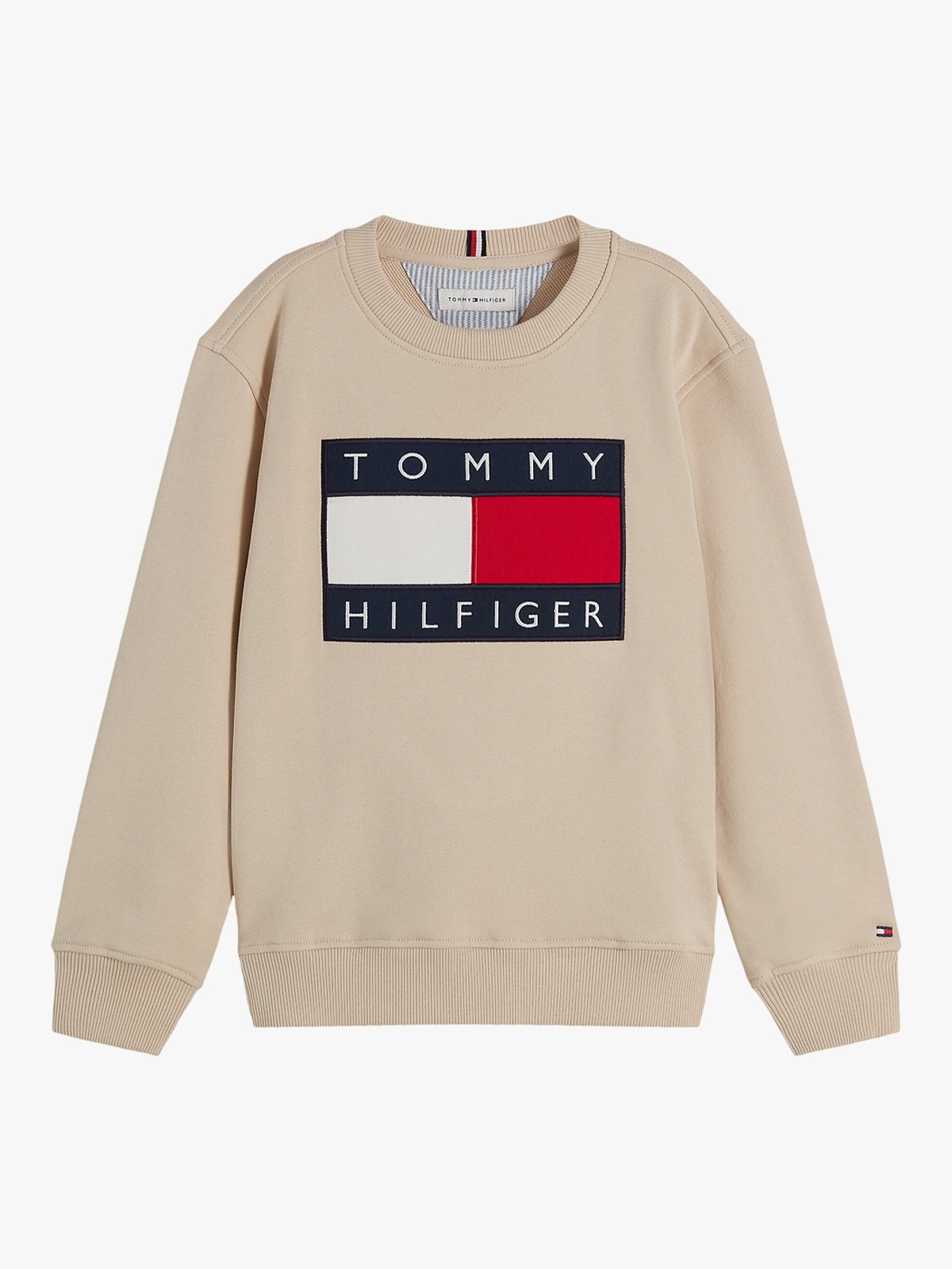 Tommy Hilfiger Heritage Flag Sweatshirt Beige