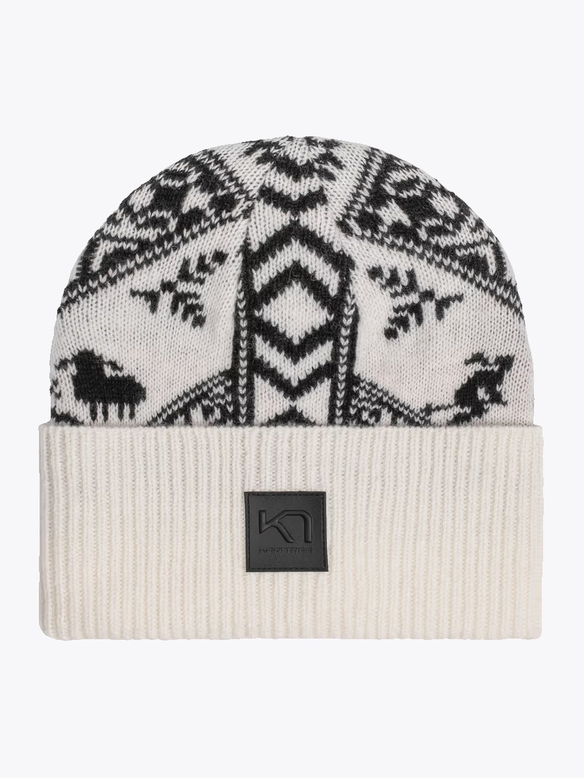 Kari Traa Saga Knit Beanie Natural White