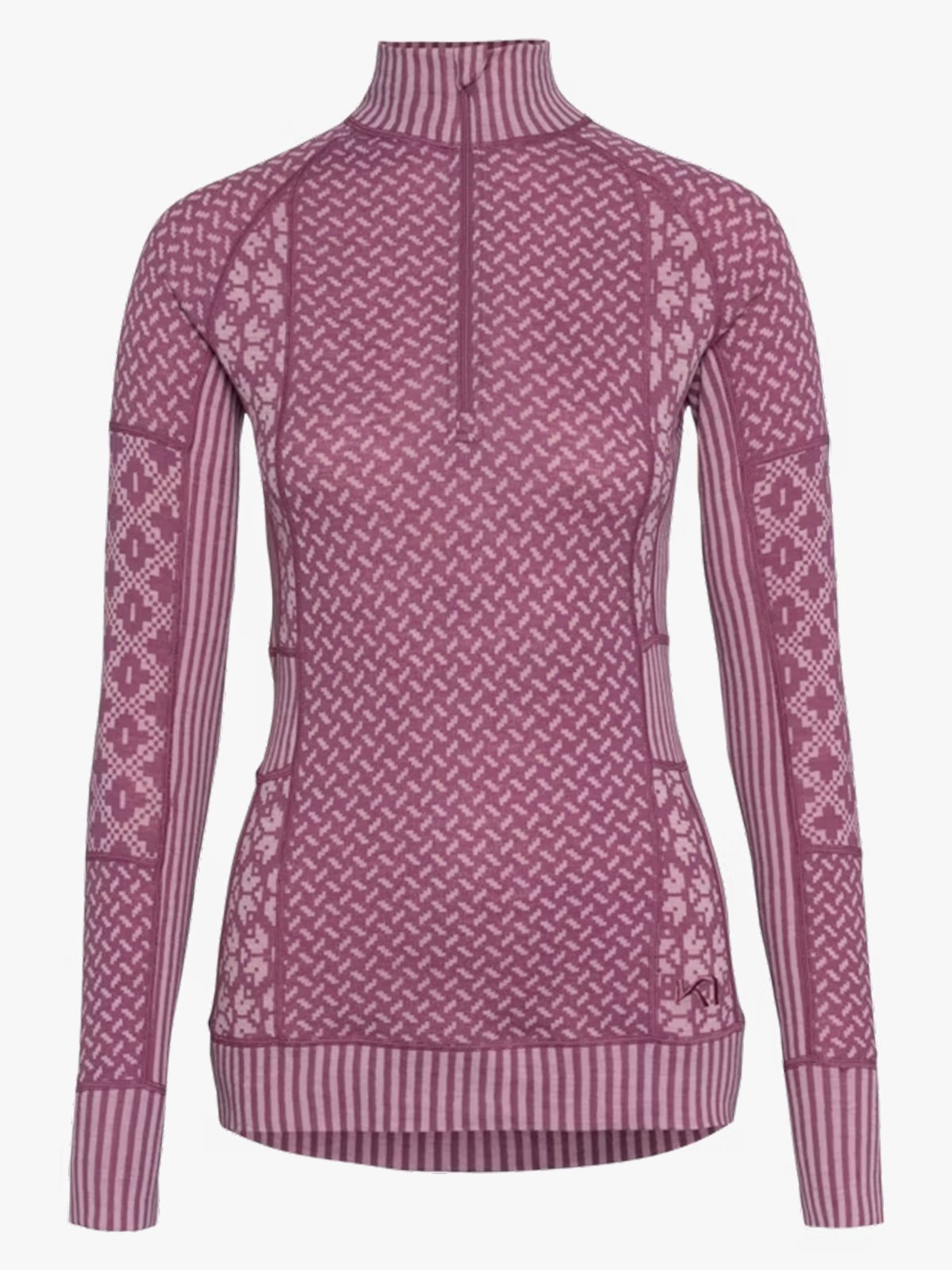 Kari Traa Smekker Half Zip Plum